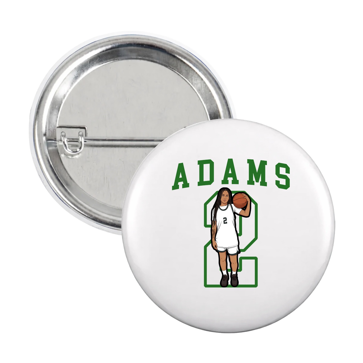 Game Day Button — Shirsey in White