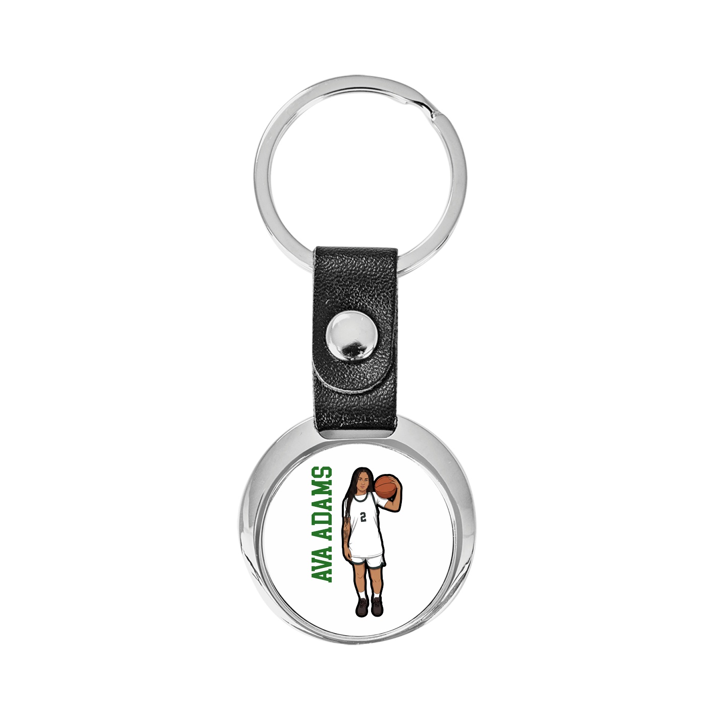 Key Chain — Name Vertical in Classic
