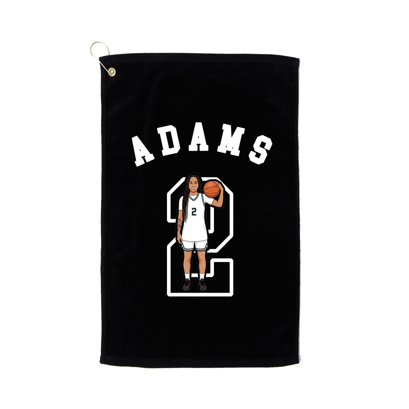 Golf Towel — Shirsey Arch in Black