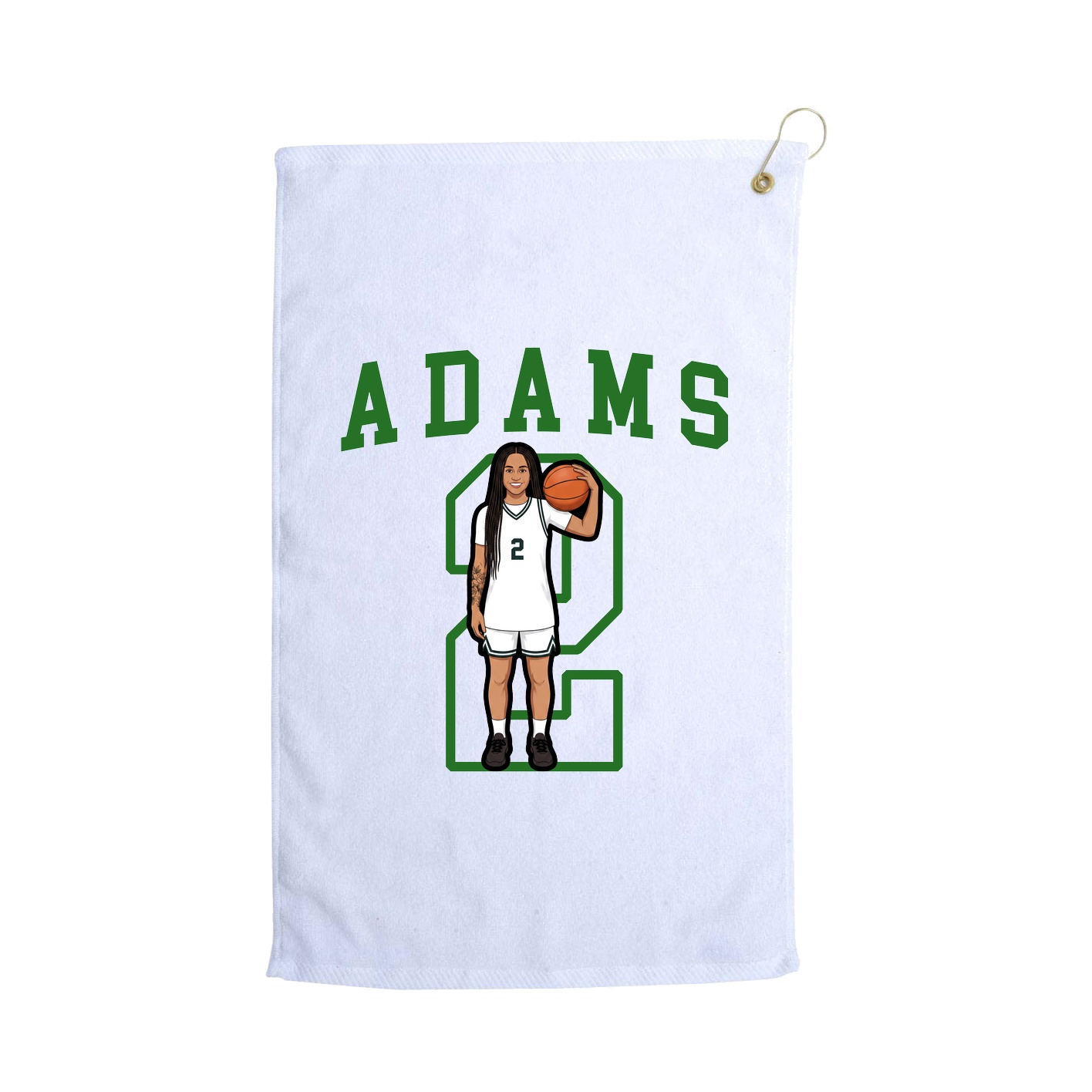Golf Towel — Shirsey in White
