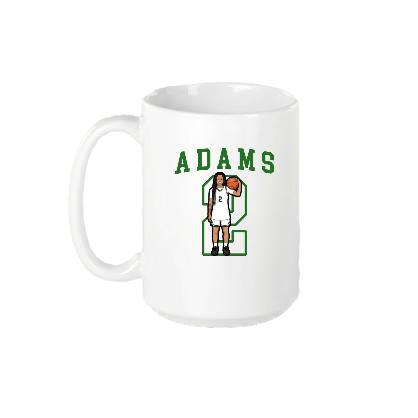 15oz Coffee Mug — Shirsey in White