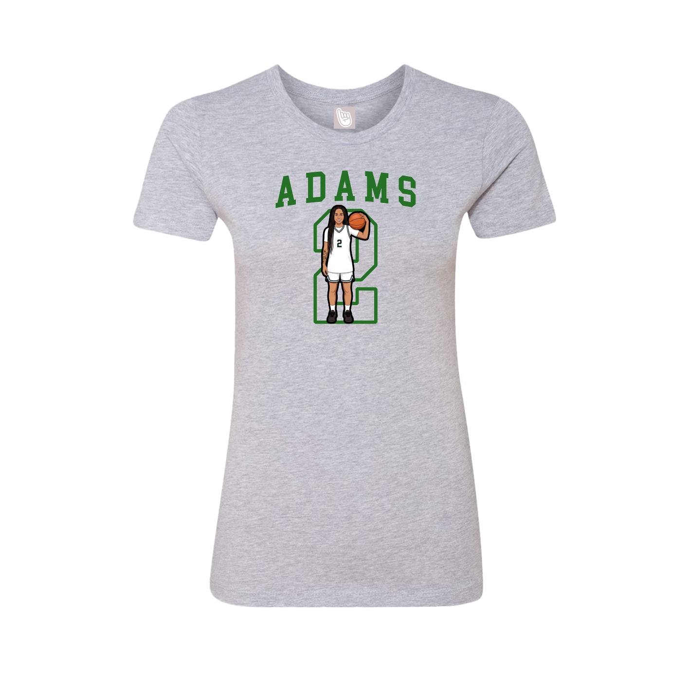 Fitted Women's Tee — Shirsey in Grey