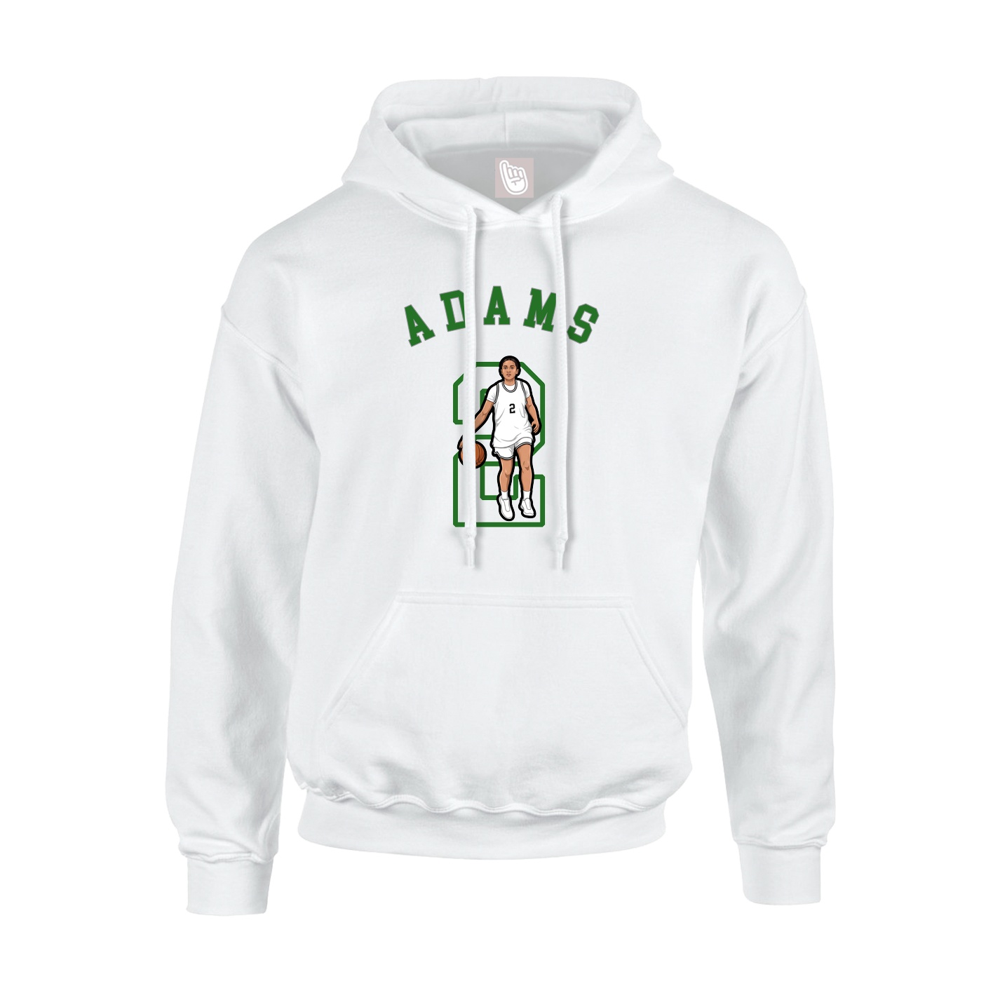 Hoodie — Shirsey Arch in White