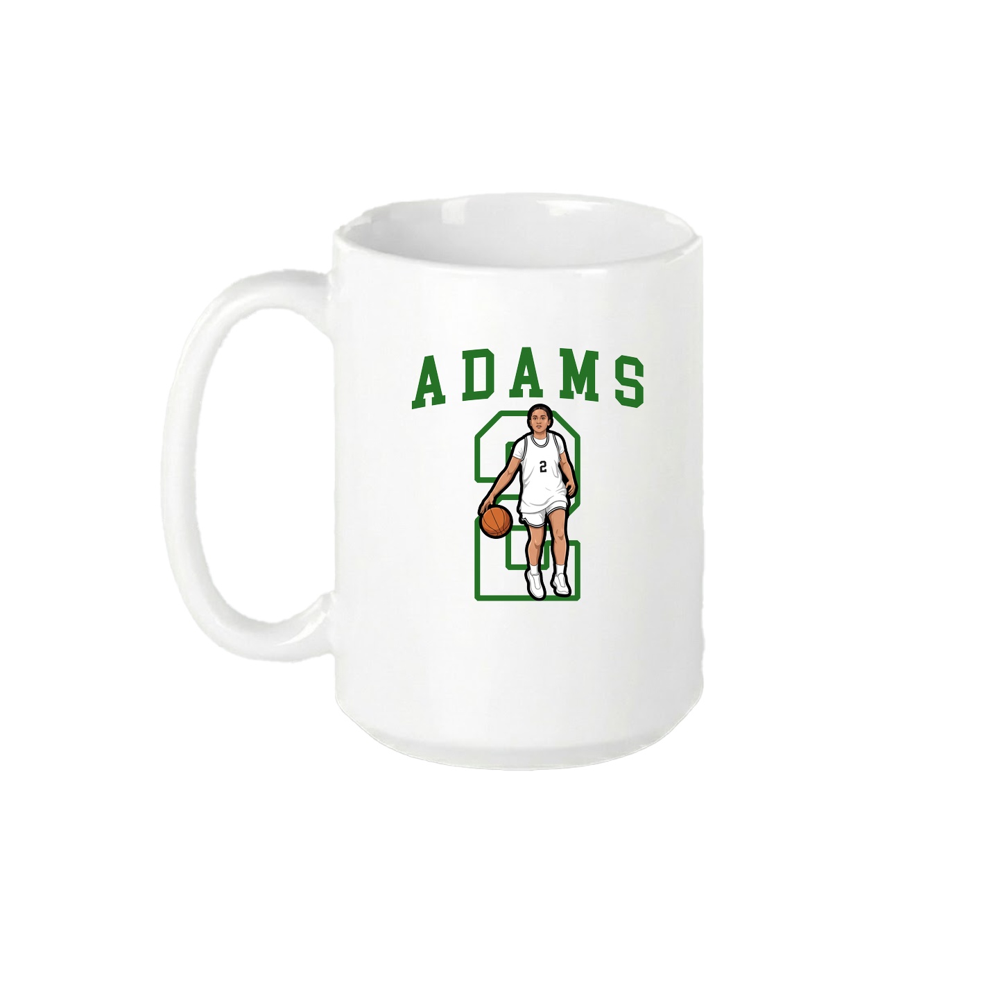 15oz Coffee Mug — Shirsey in White