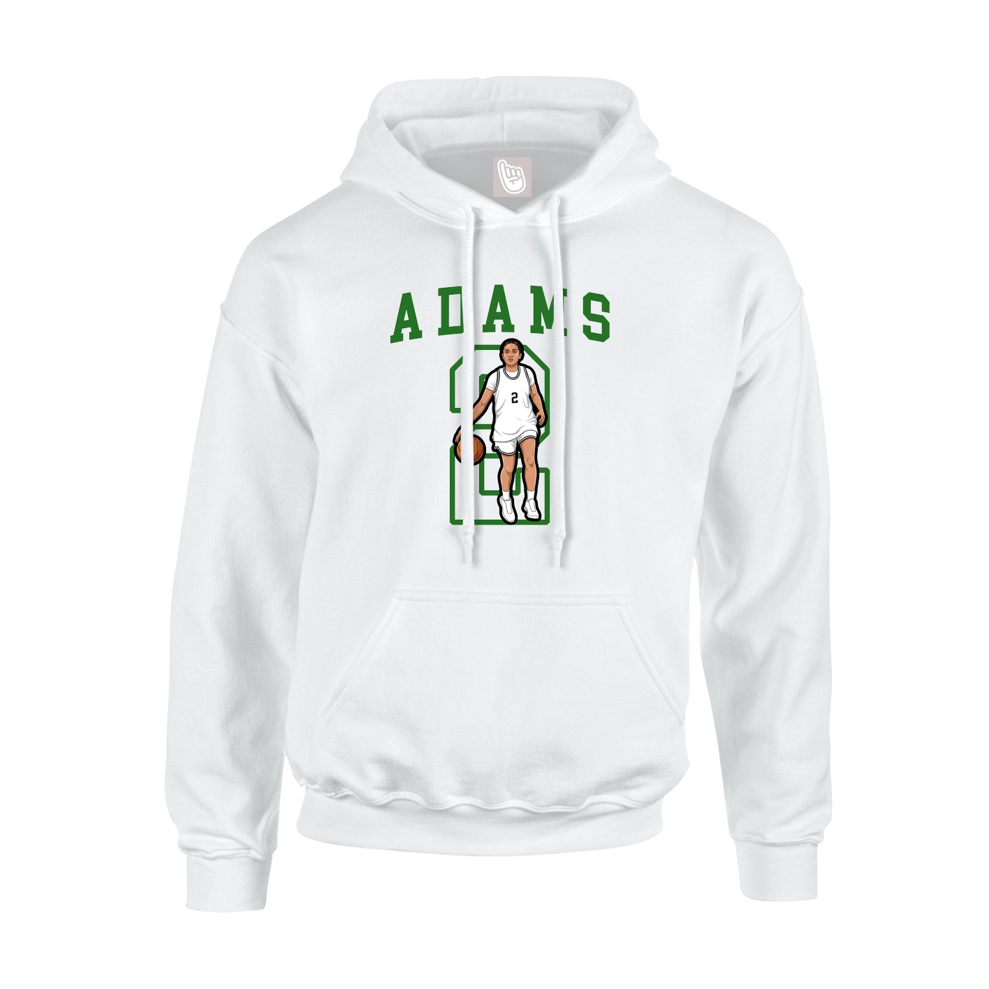 Hoodie — Shirsey in White