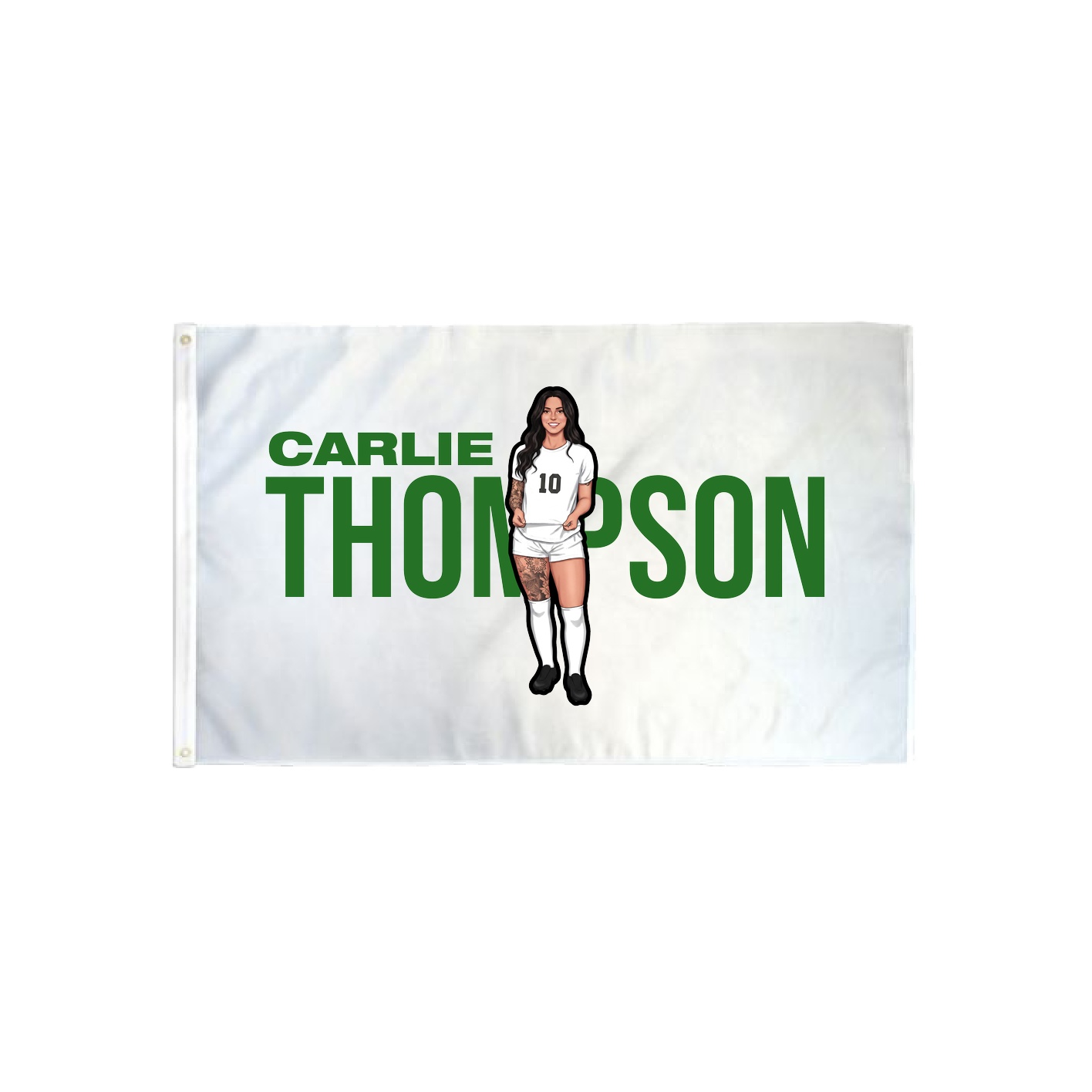 3x5 Flag — Player Name in Classic