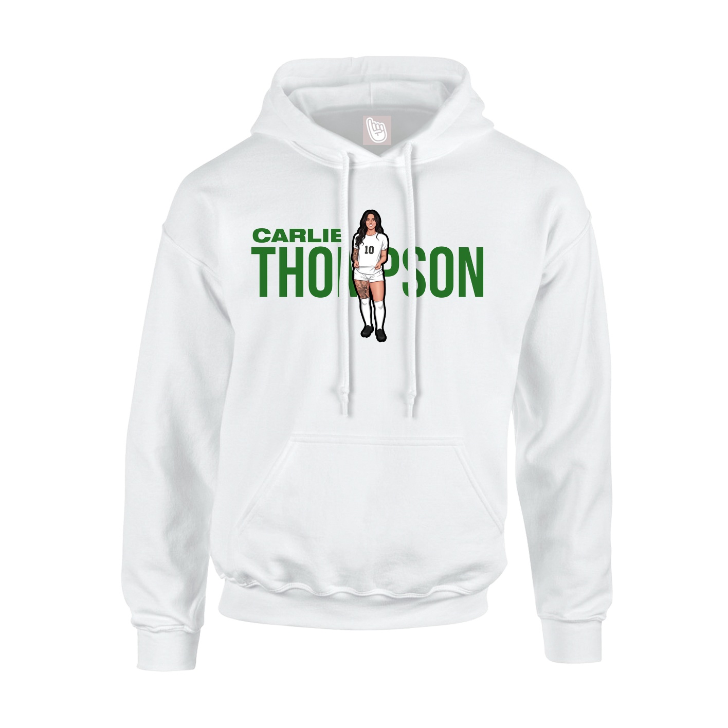 Hoodie — Player Name in White