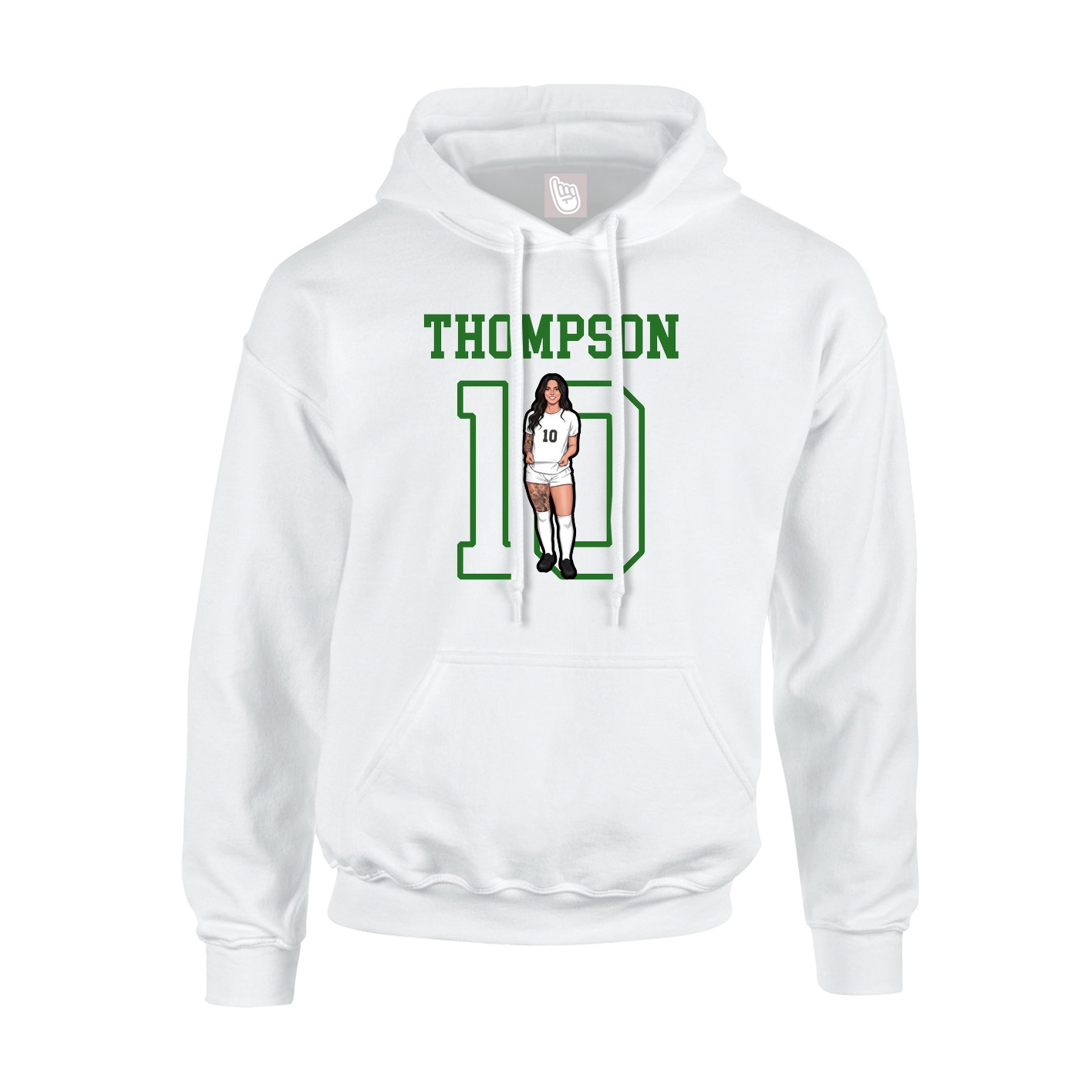 Youth Hoodie — Shirsey in White