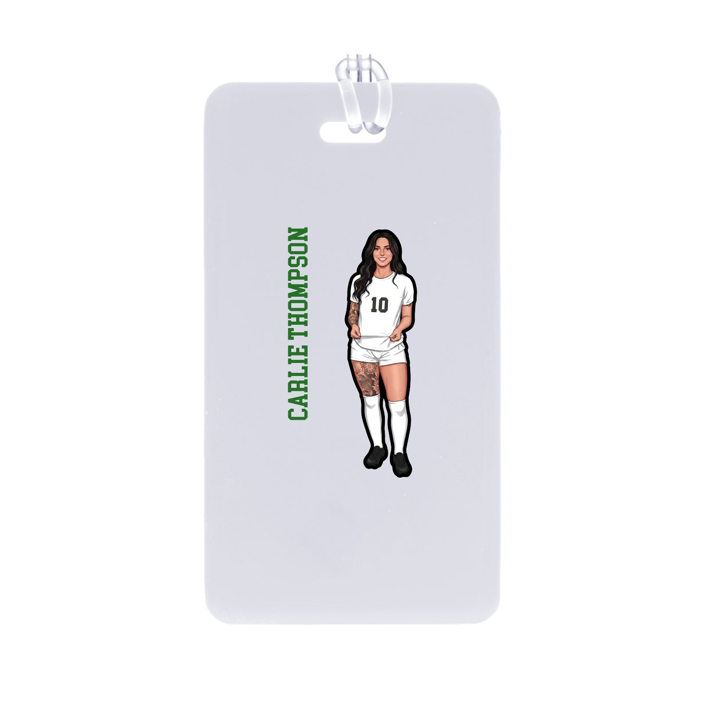 Bag Tag — Name Vertical in Classic
