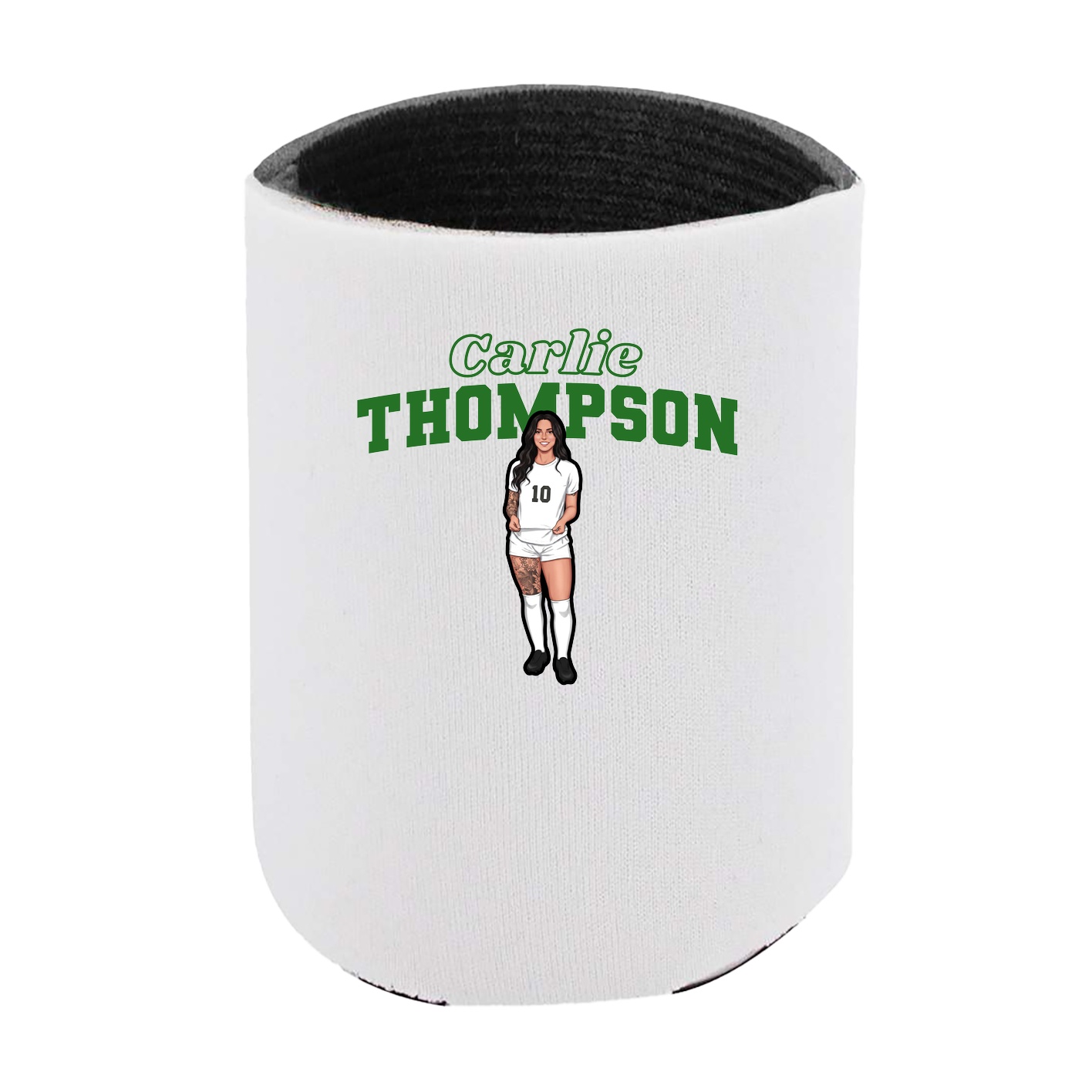Can Holder — Name Arch in White