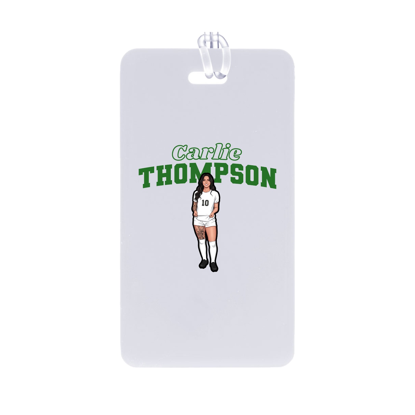 Bag Tag — Name Arch in Classic