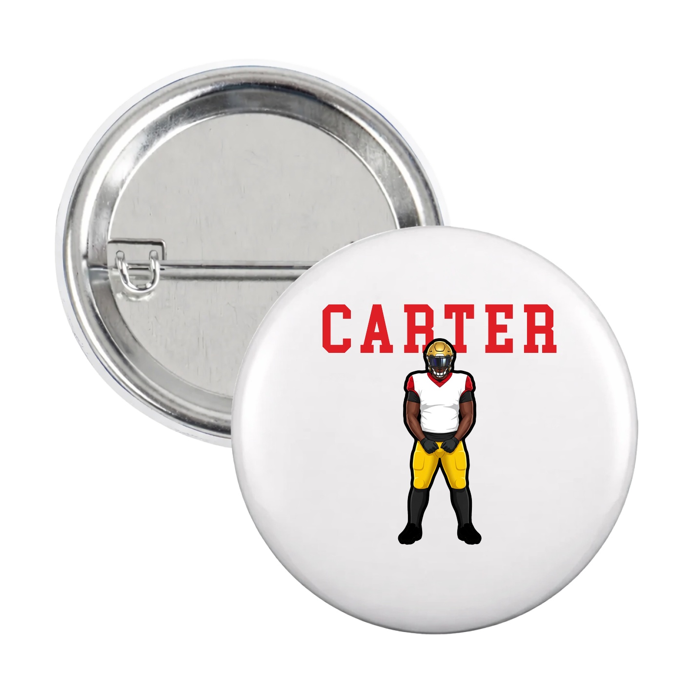 Game Day Button — Shirsey in White