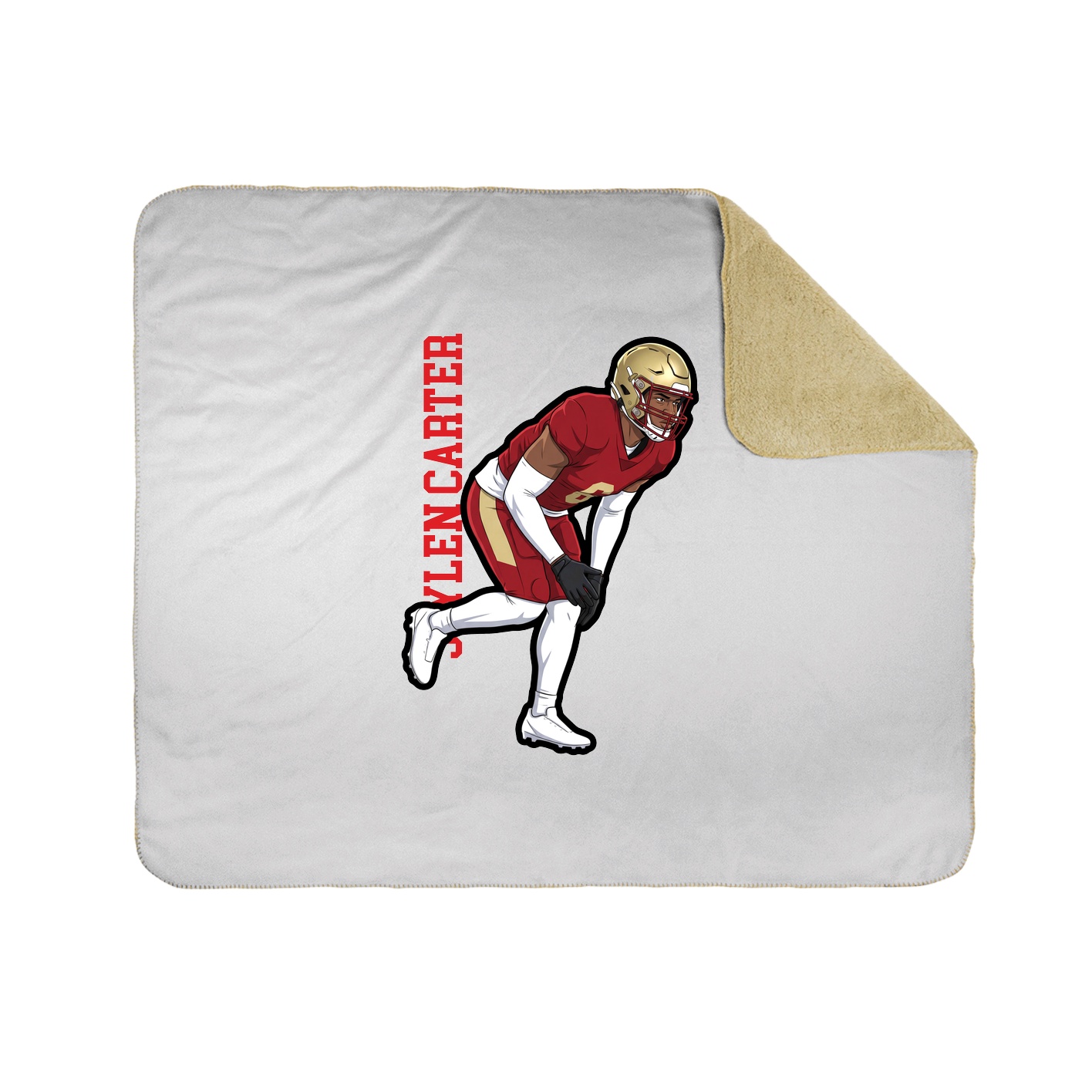 50x60 Sherpa Lined Throw Blanket