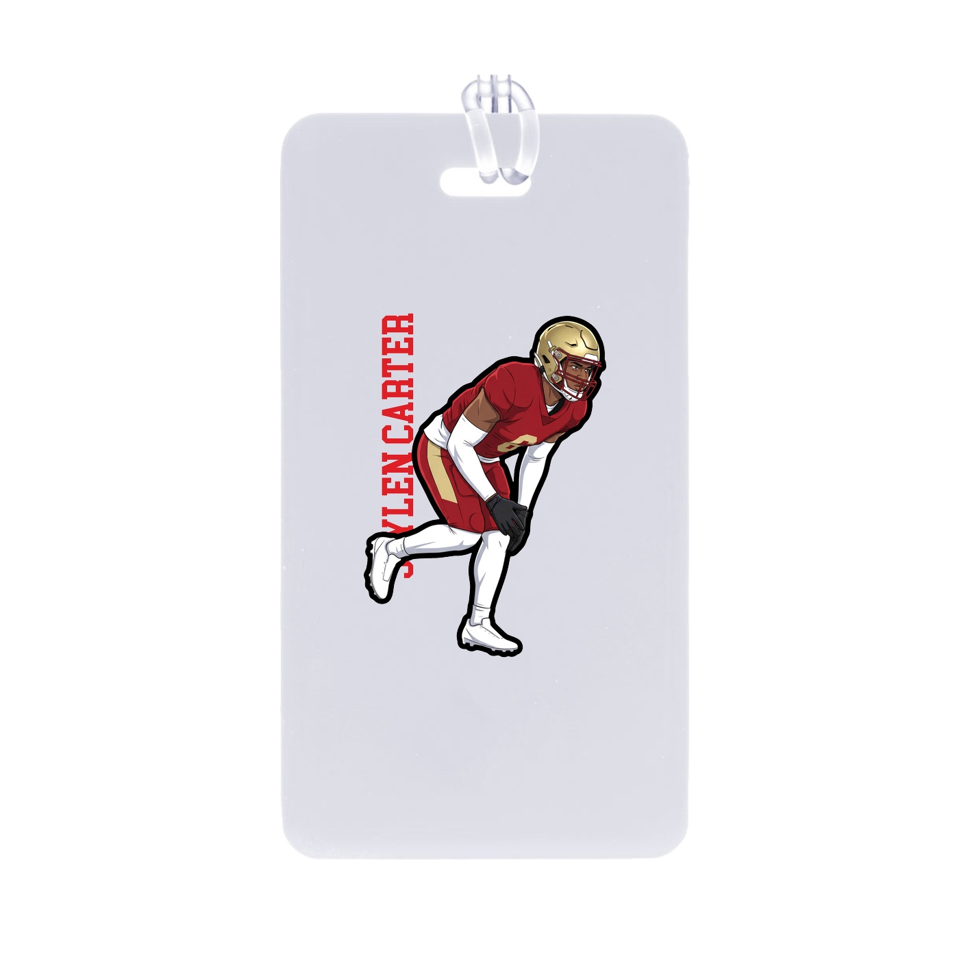 Bag Tag — Name Vertical in Classic