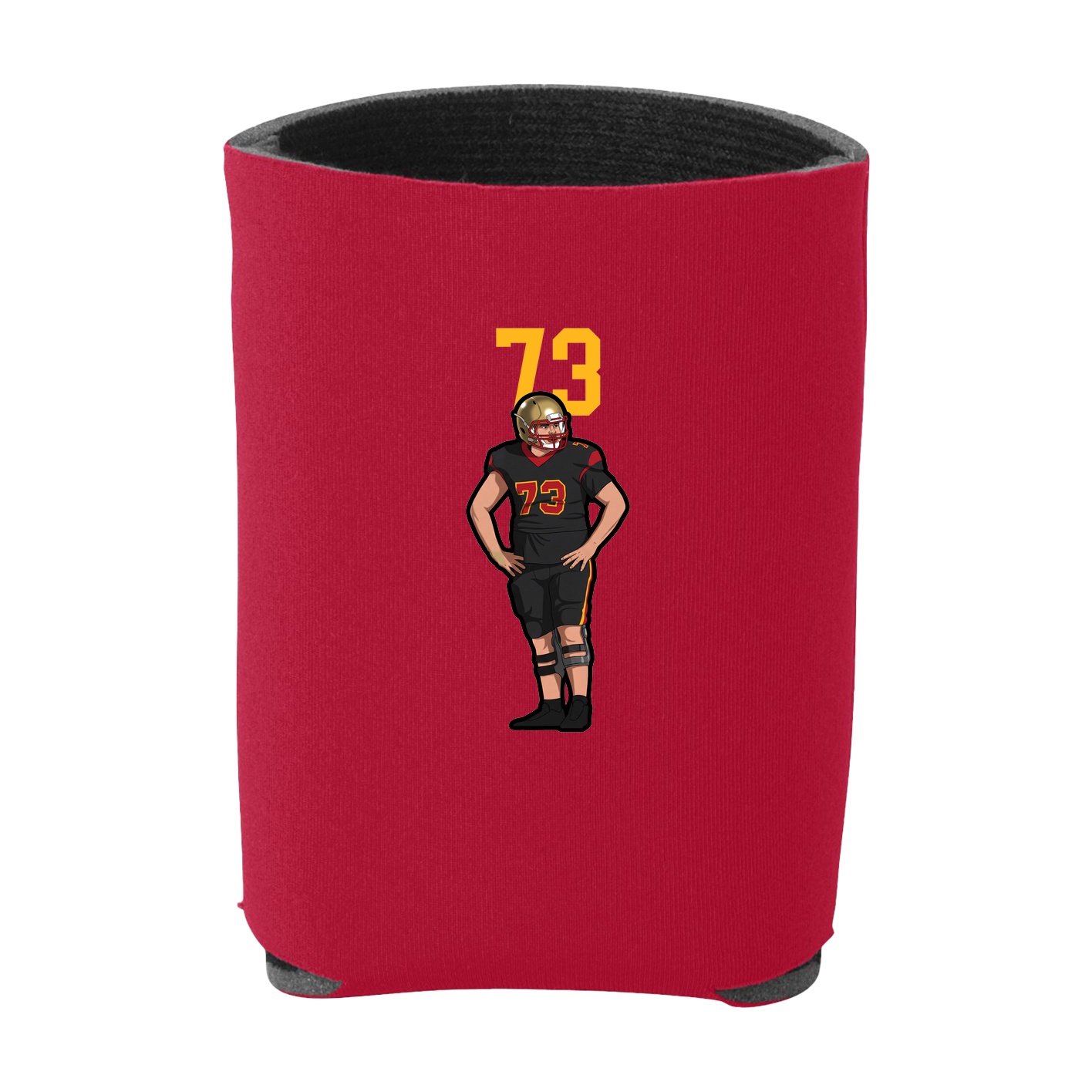 Can Holder — Number Top in Red