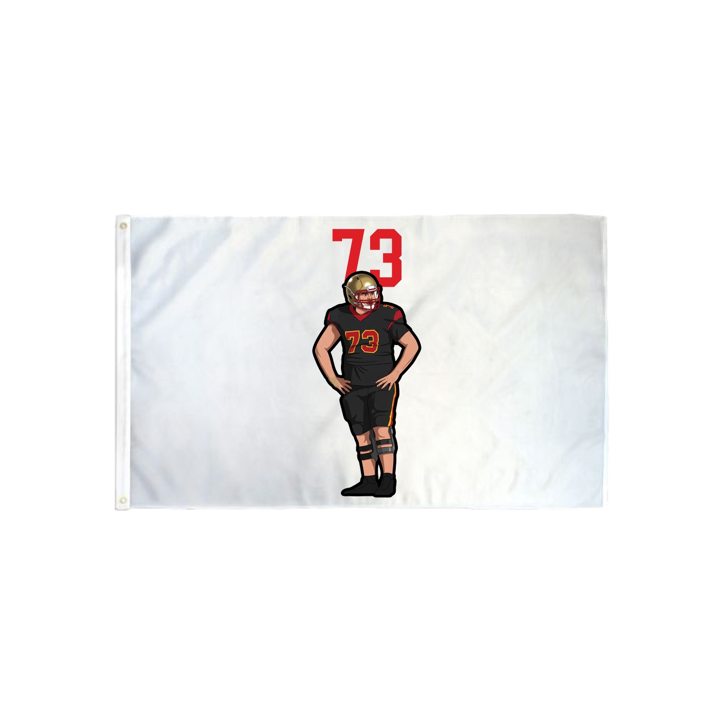 3x5 Flag — Number Top in Classic