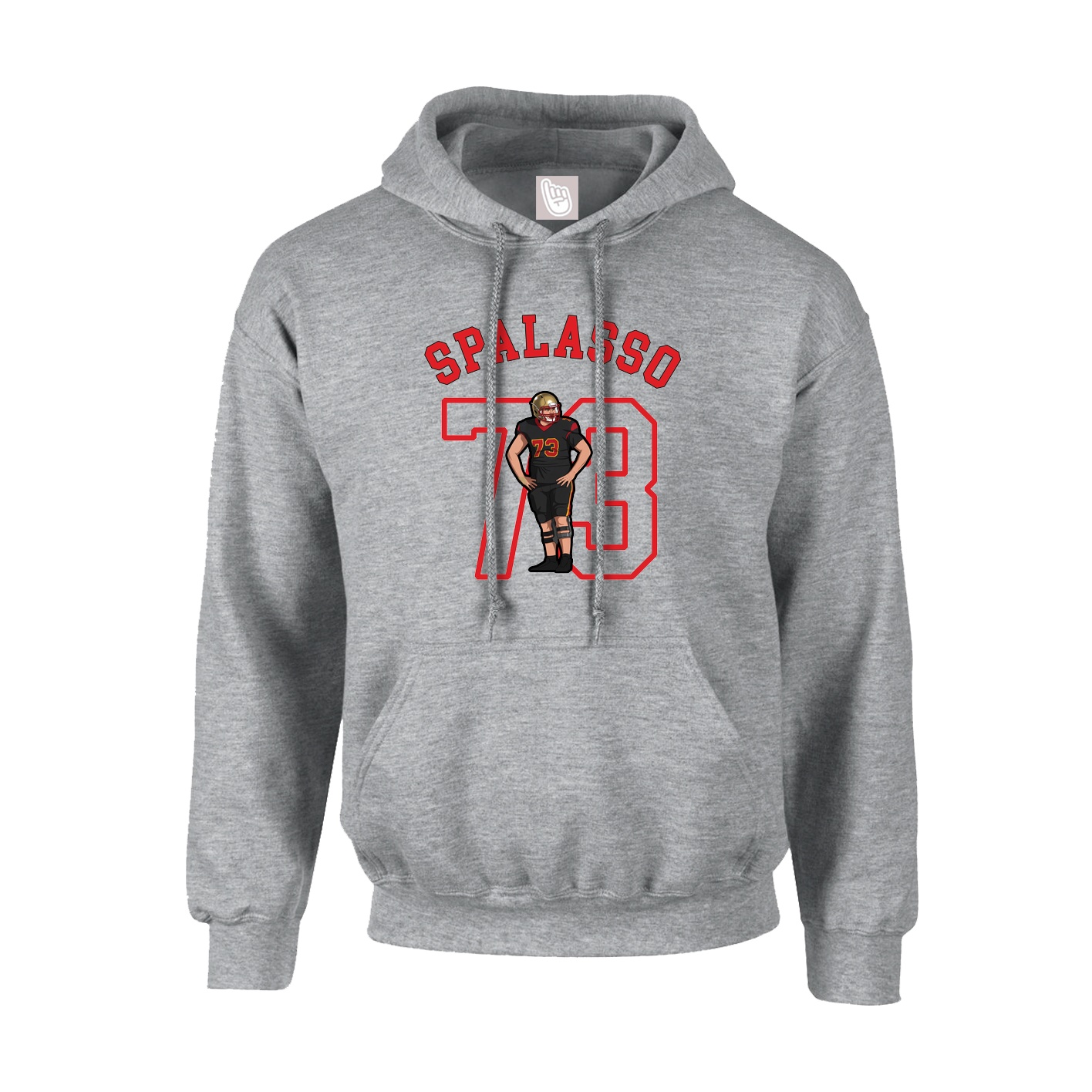 Youth Hoodie — Shirsey Arch in Grey