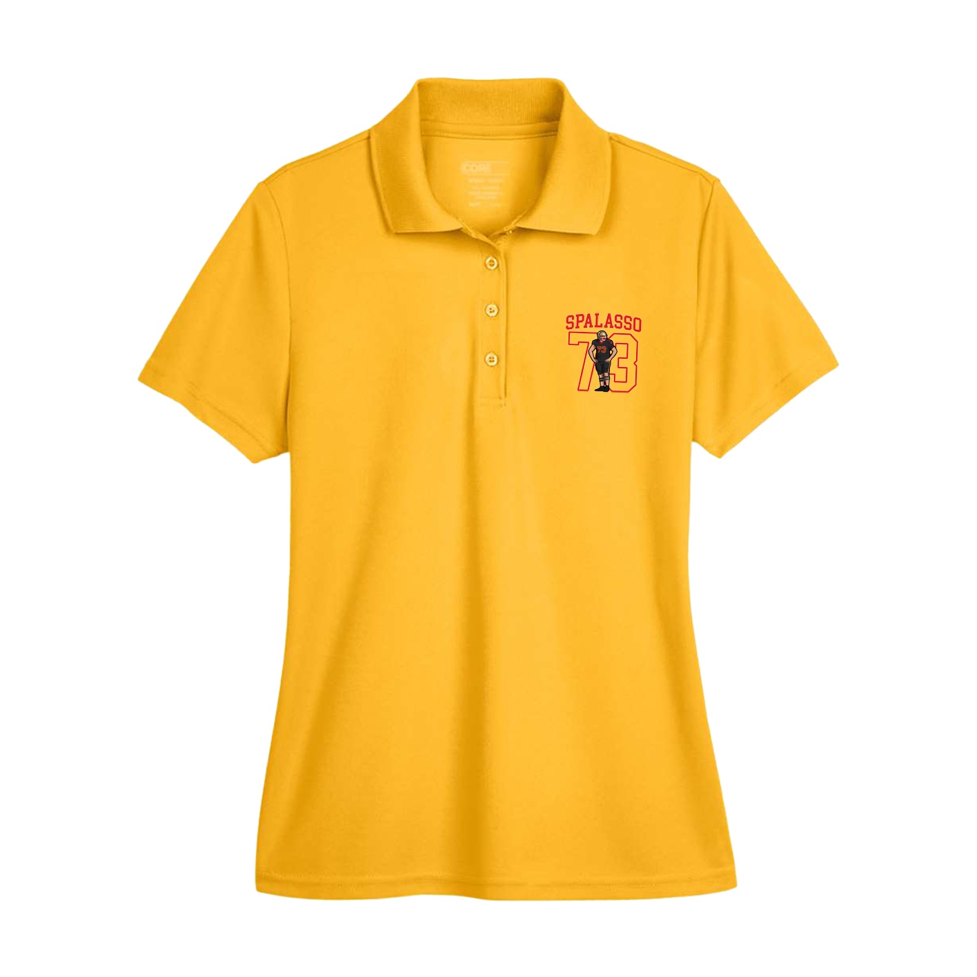 Womens Performance Polo — Shirsey in Gold
