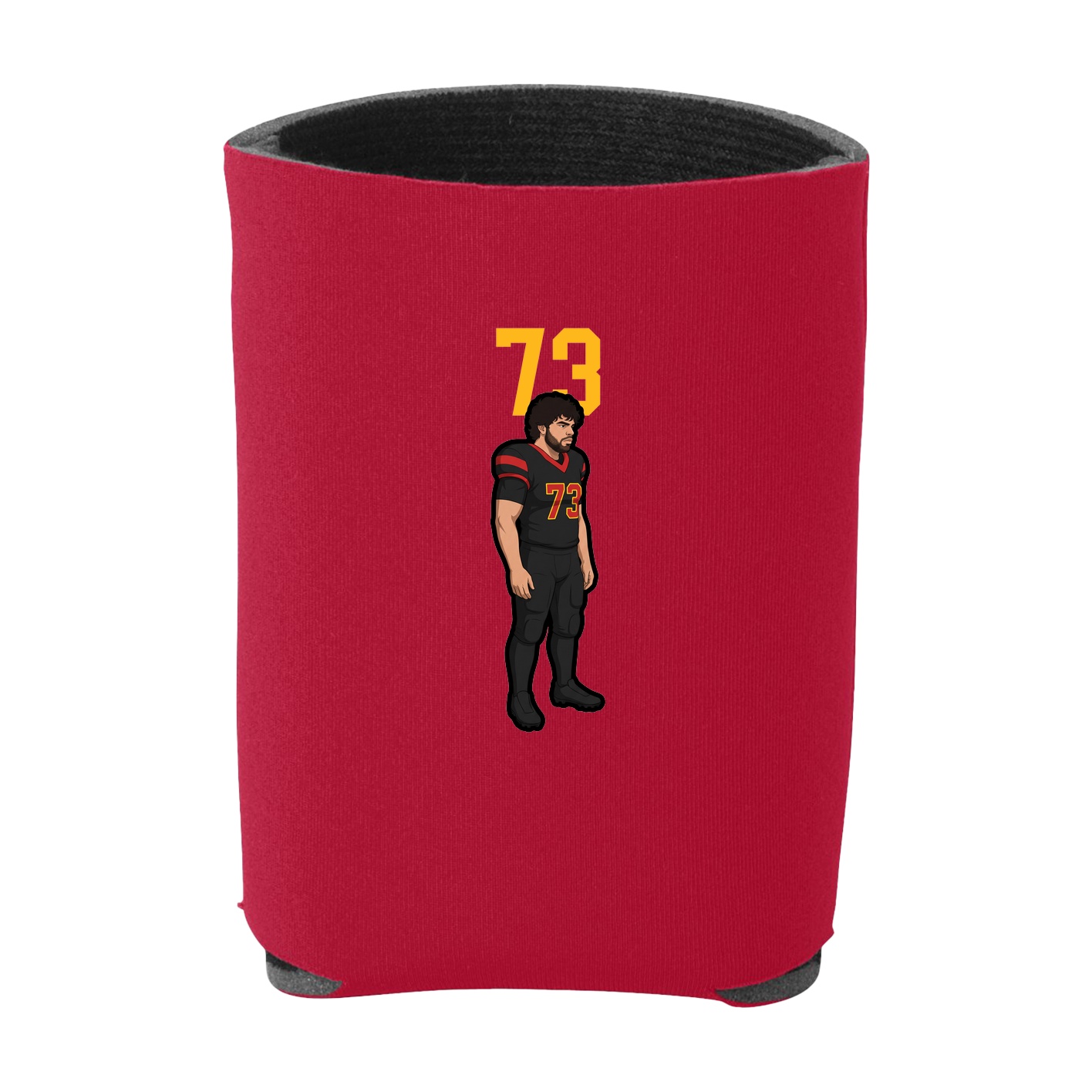 Can Holder — Number Top in Red