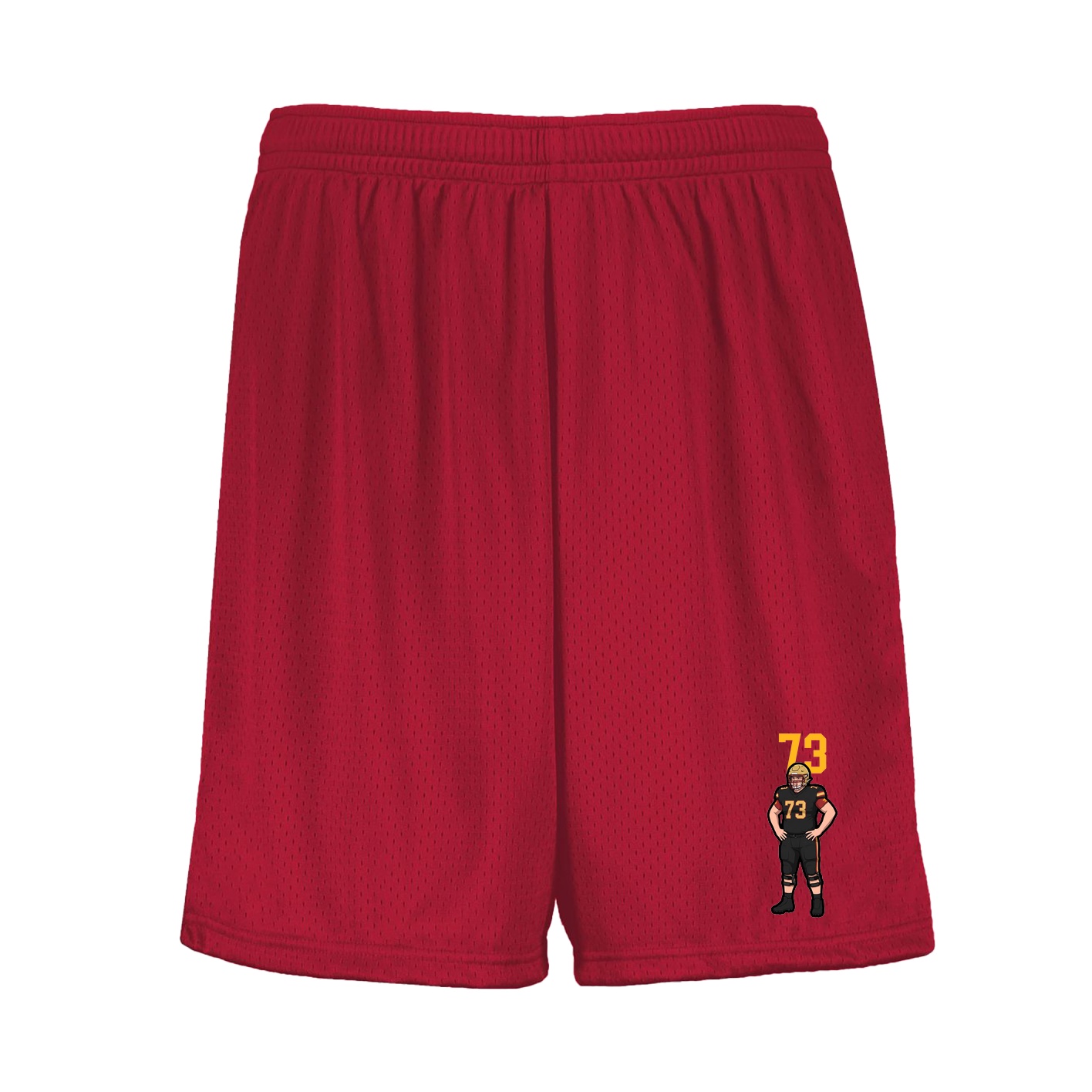 Shorts — Number Top in Red