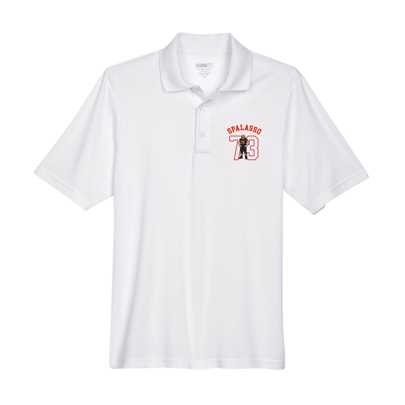 Performance Polo — Shirsey Arch in White