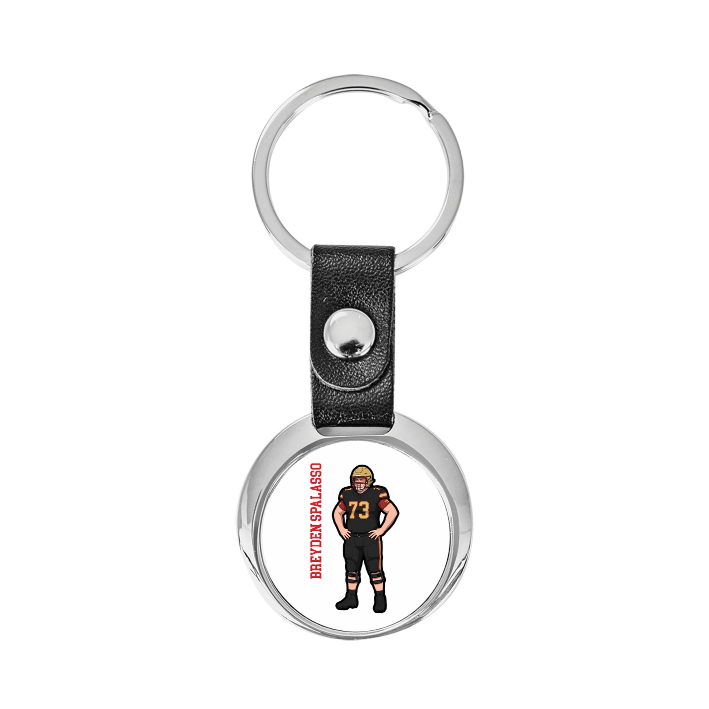 Key Chain — Name Vertical in Classic