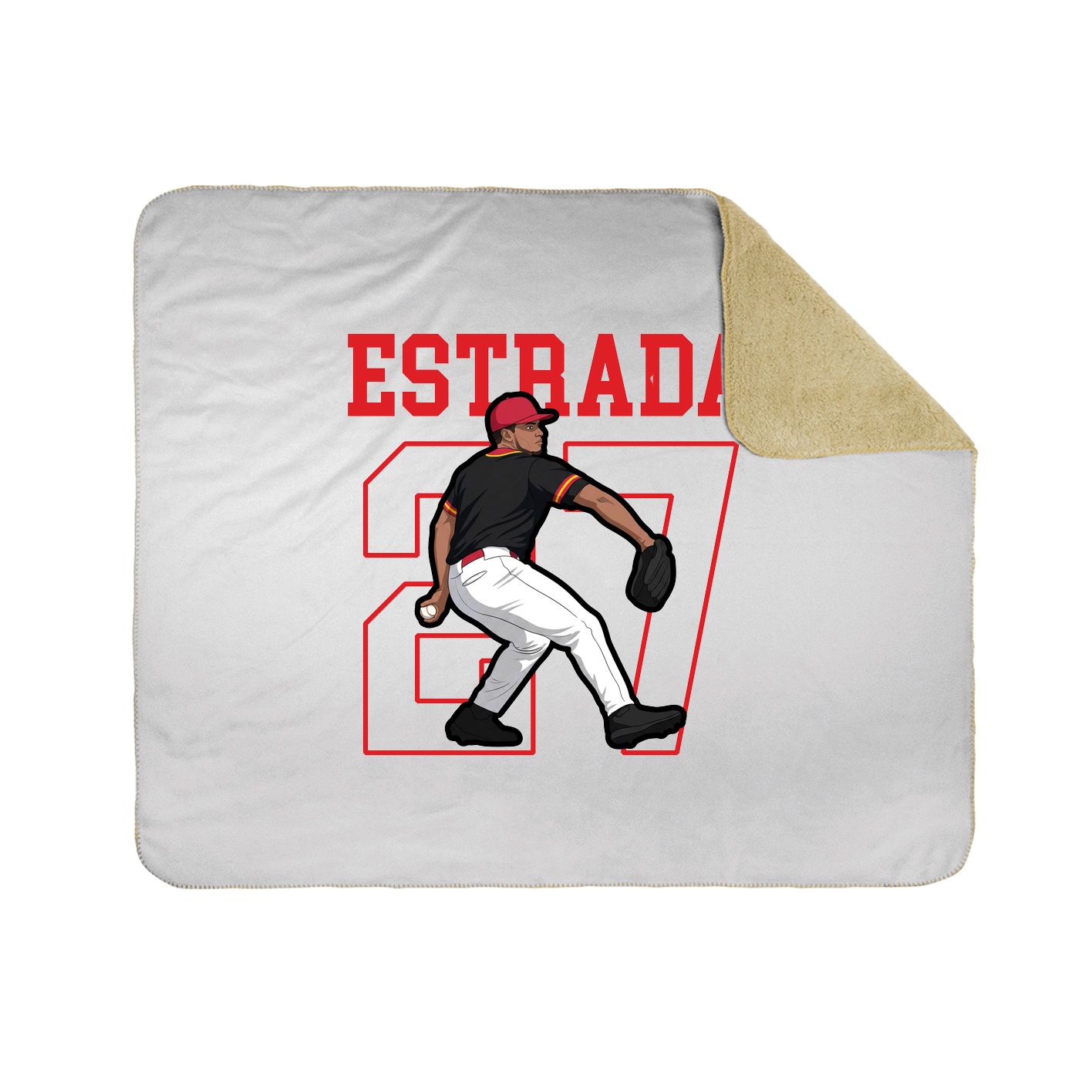 50x60 Sherpa Lined Throw Blanket