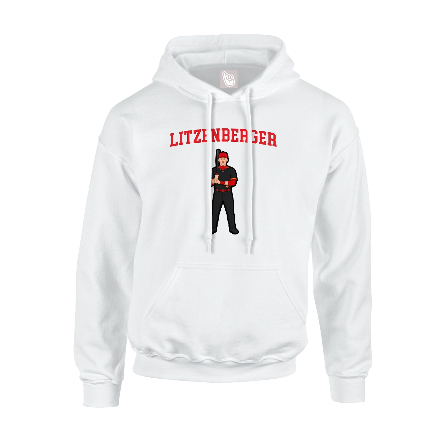 Hoodie — Shirsey in White