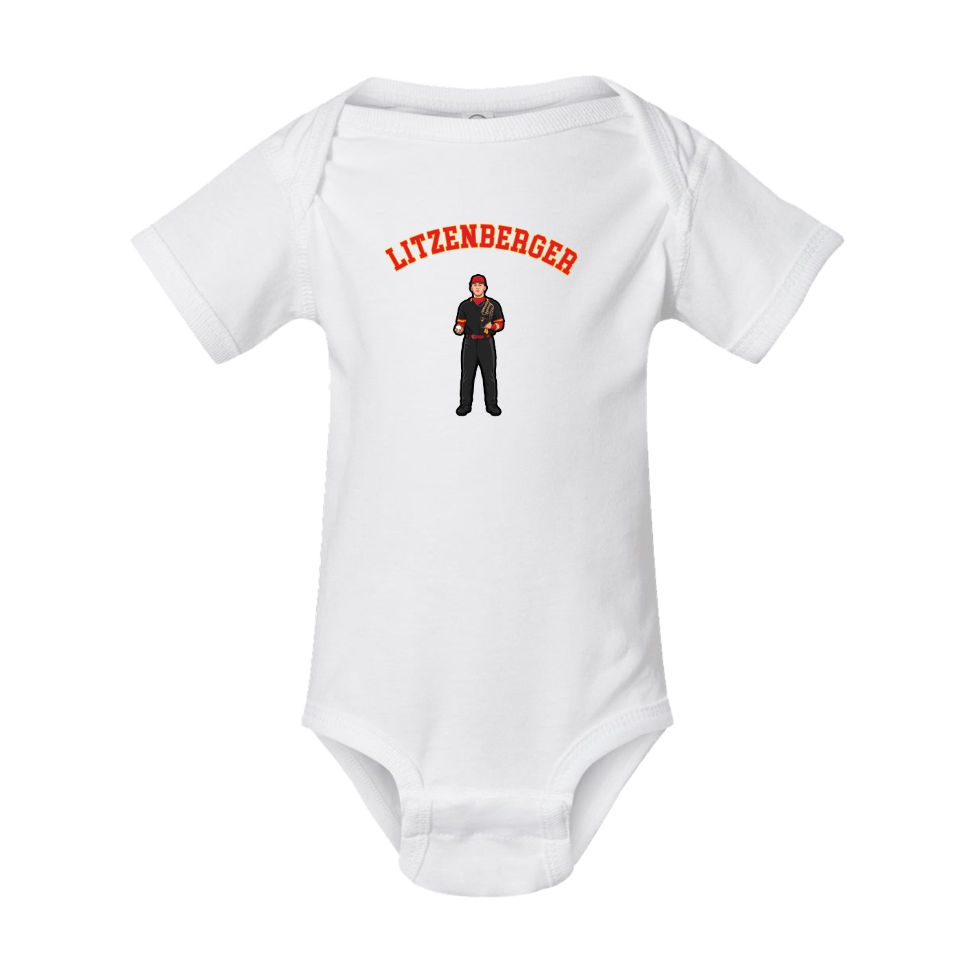 Baby Onesie — Shirsey Arch in White