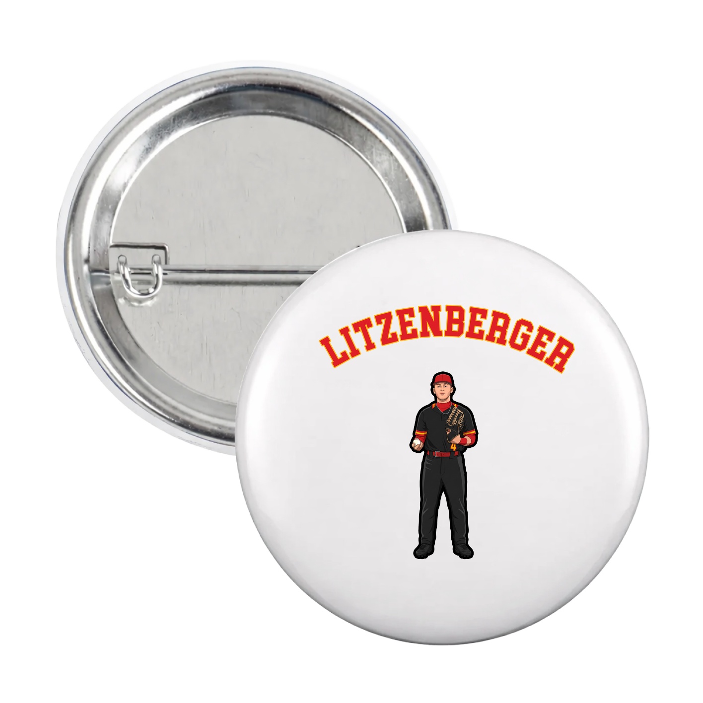 Game Day Button — Shirsey Arch in White