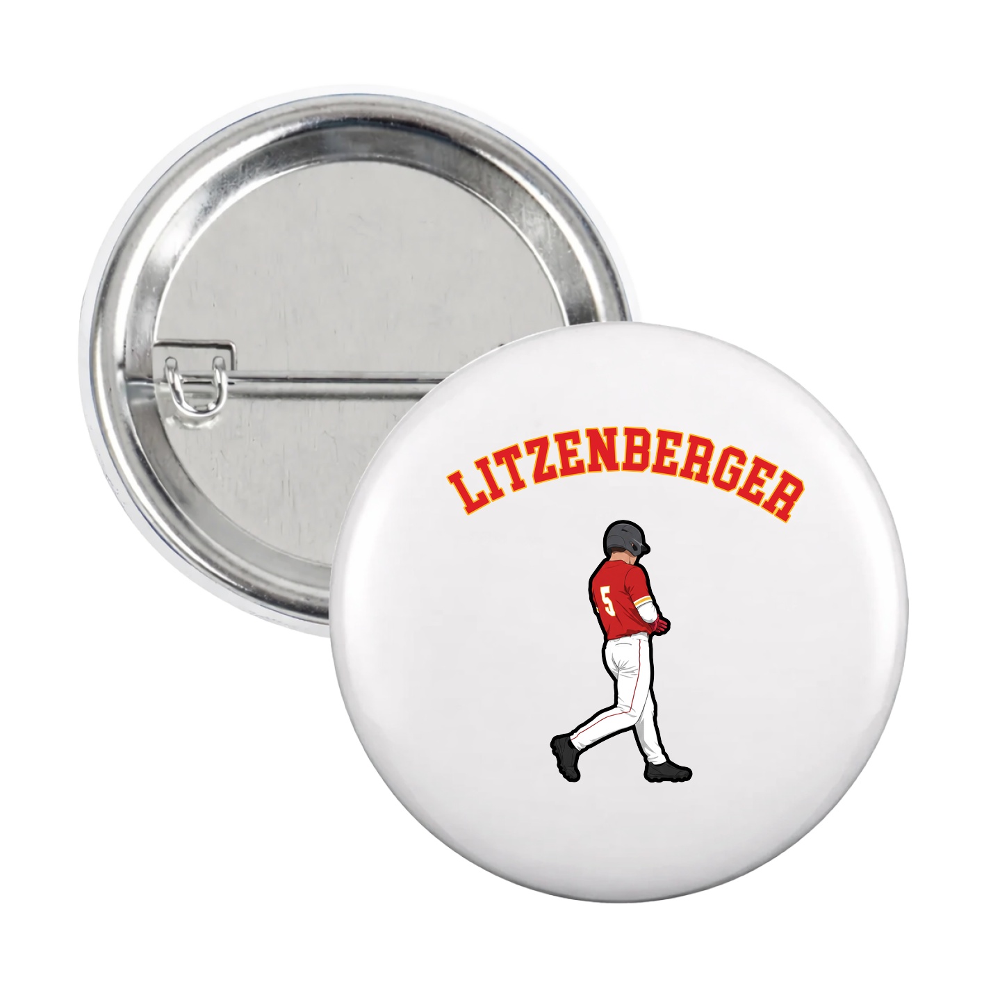 Game Day Button — Shirsey Arch in White