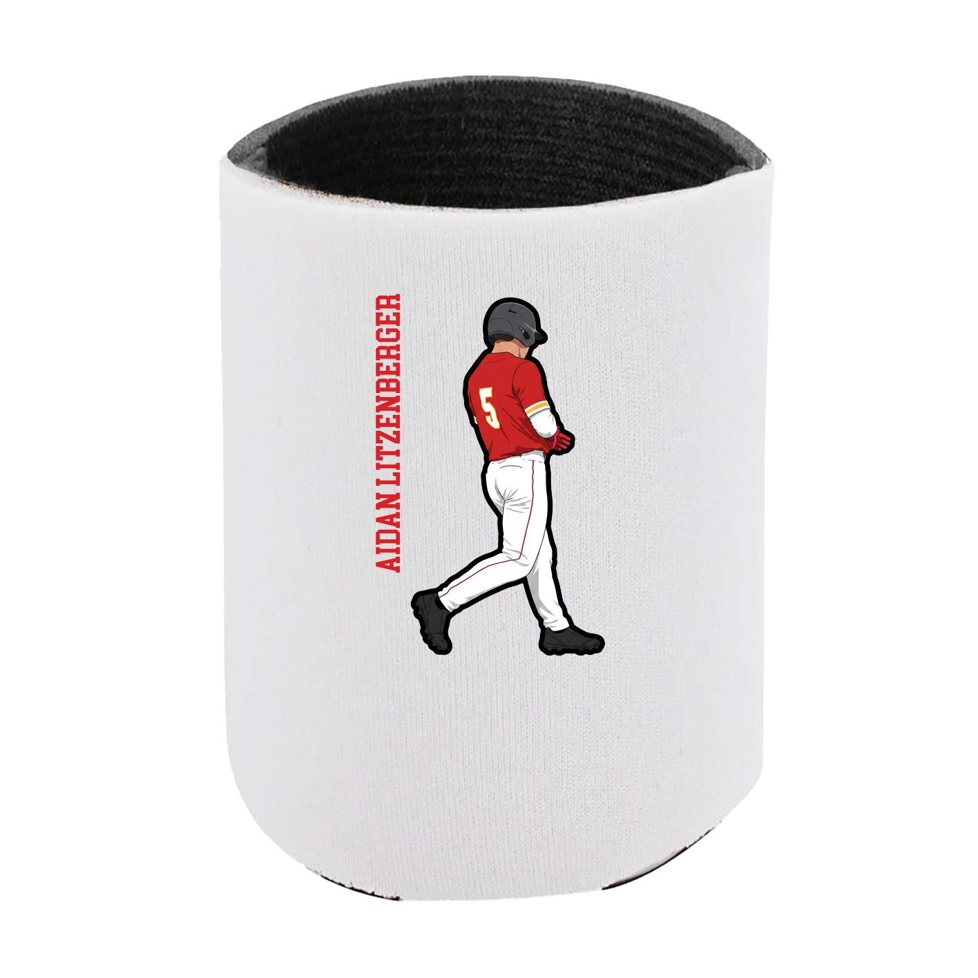 Can Holder — Name Vertical in White