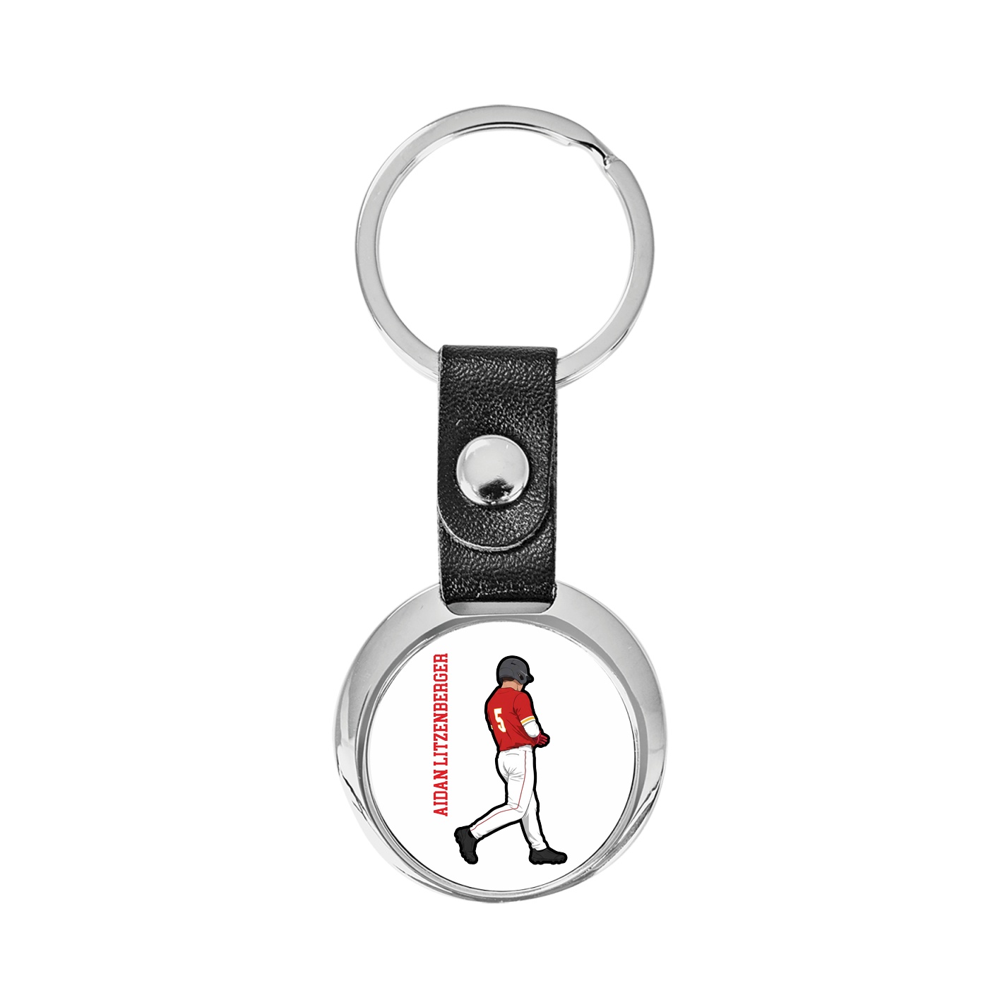 Key Chain — Name Vertical in Classic