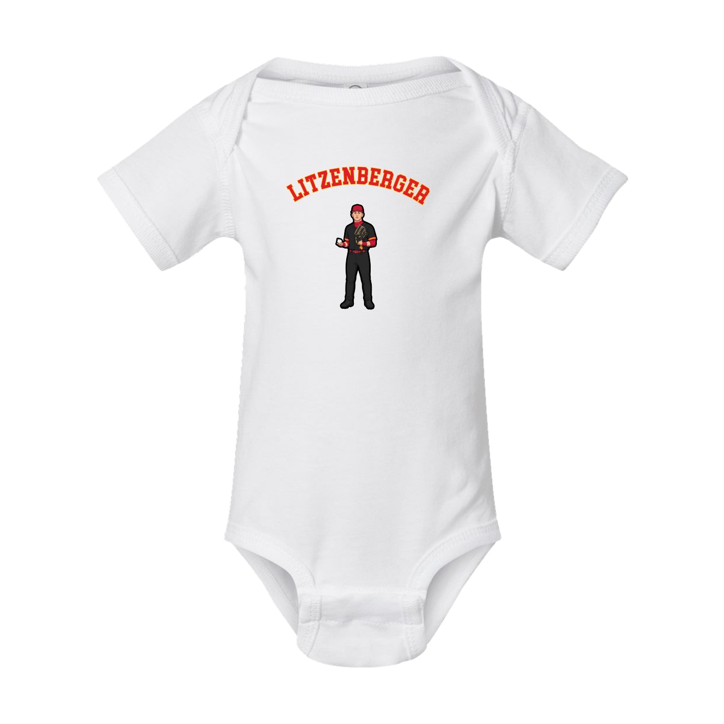 Baby Onesie — Shirsey Arch in White