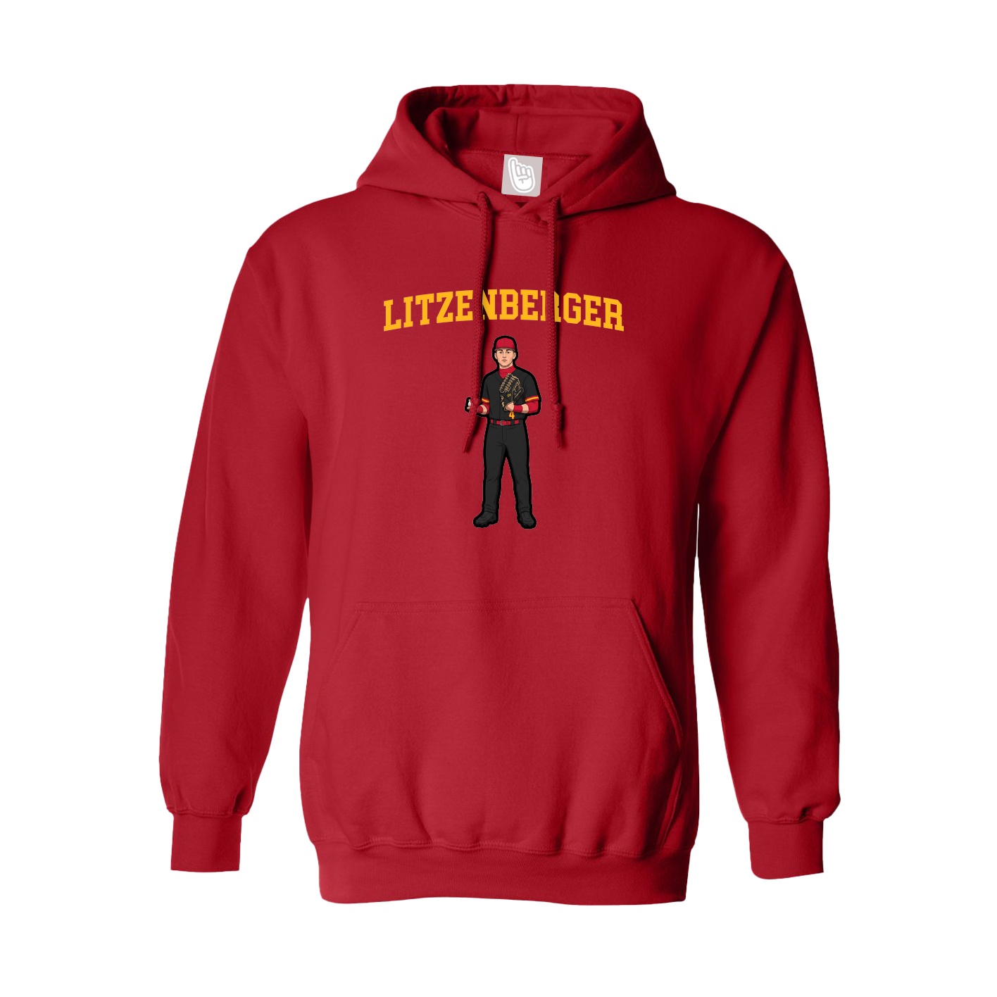 Hoodie — Shirsey in Red