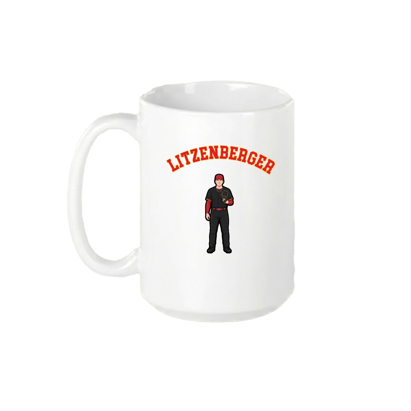 15oz Coffee Mug — Shirsey Arch in White