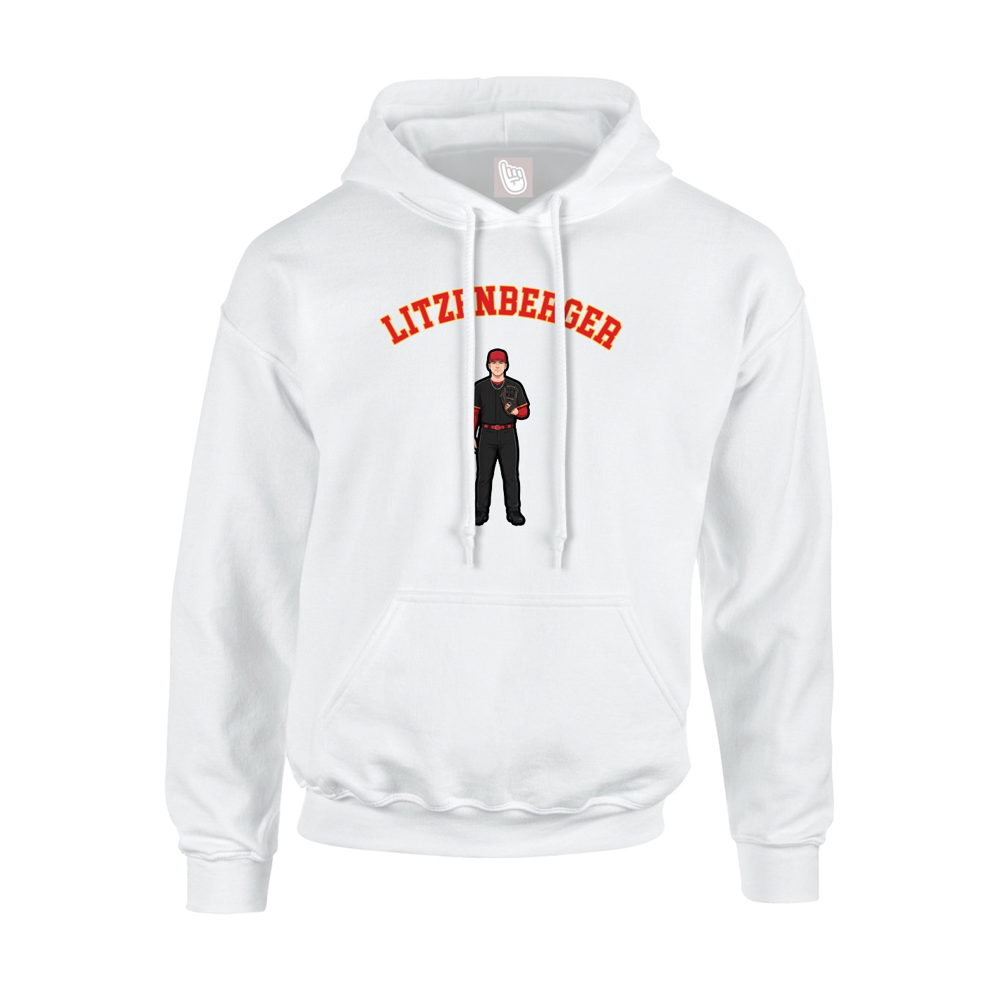 Hoodie — Shirsey Arch in White