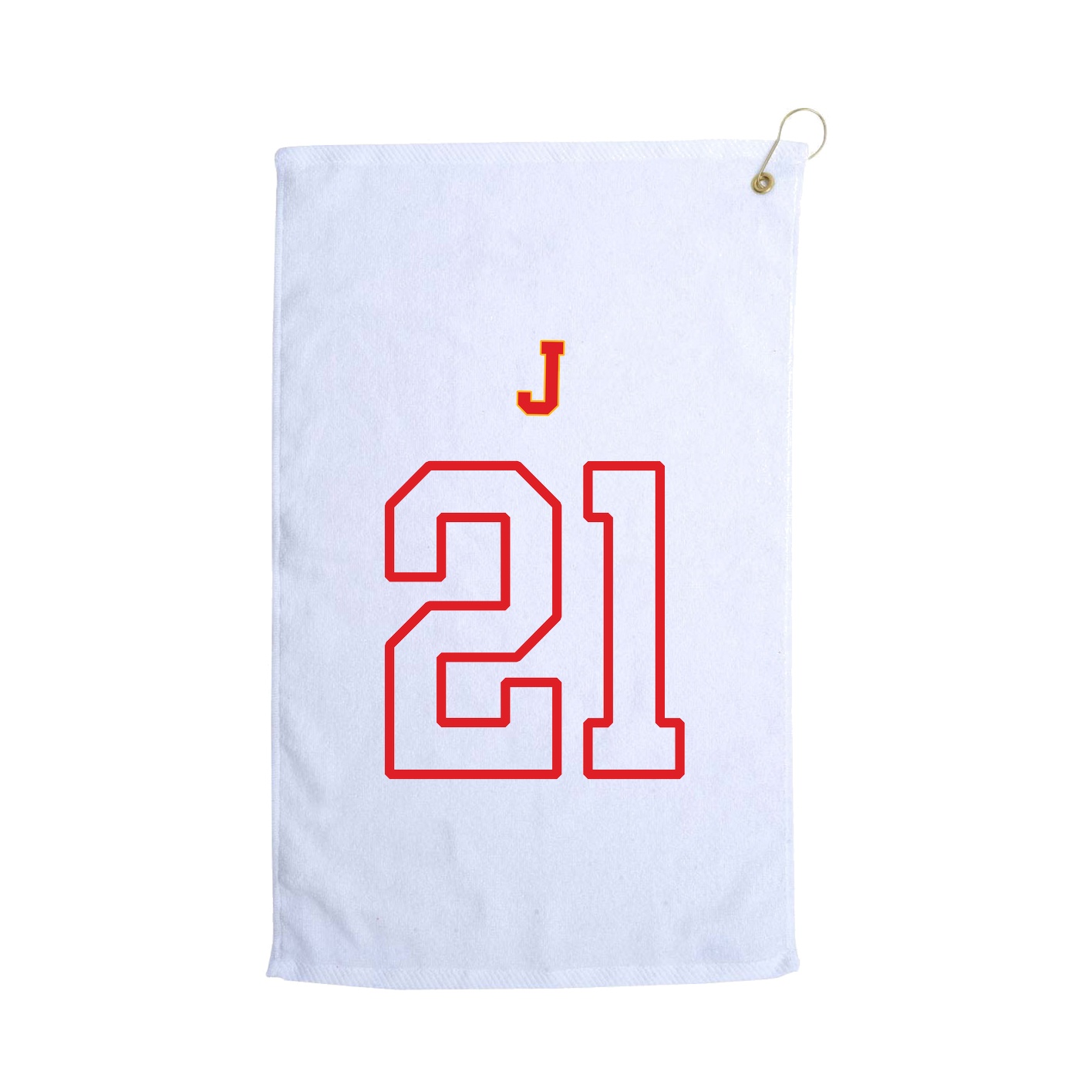 Golf Towel — Shirsey Arch in White