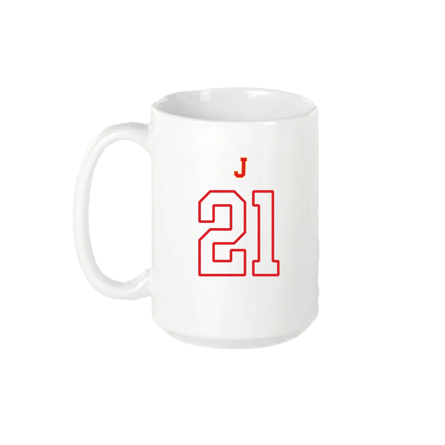 15oz Coffee Mug — Shirsey Arch in White