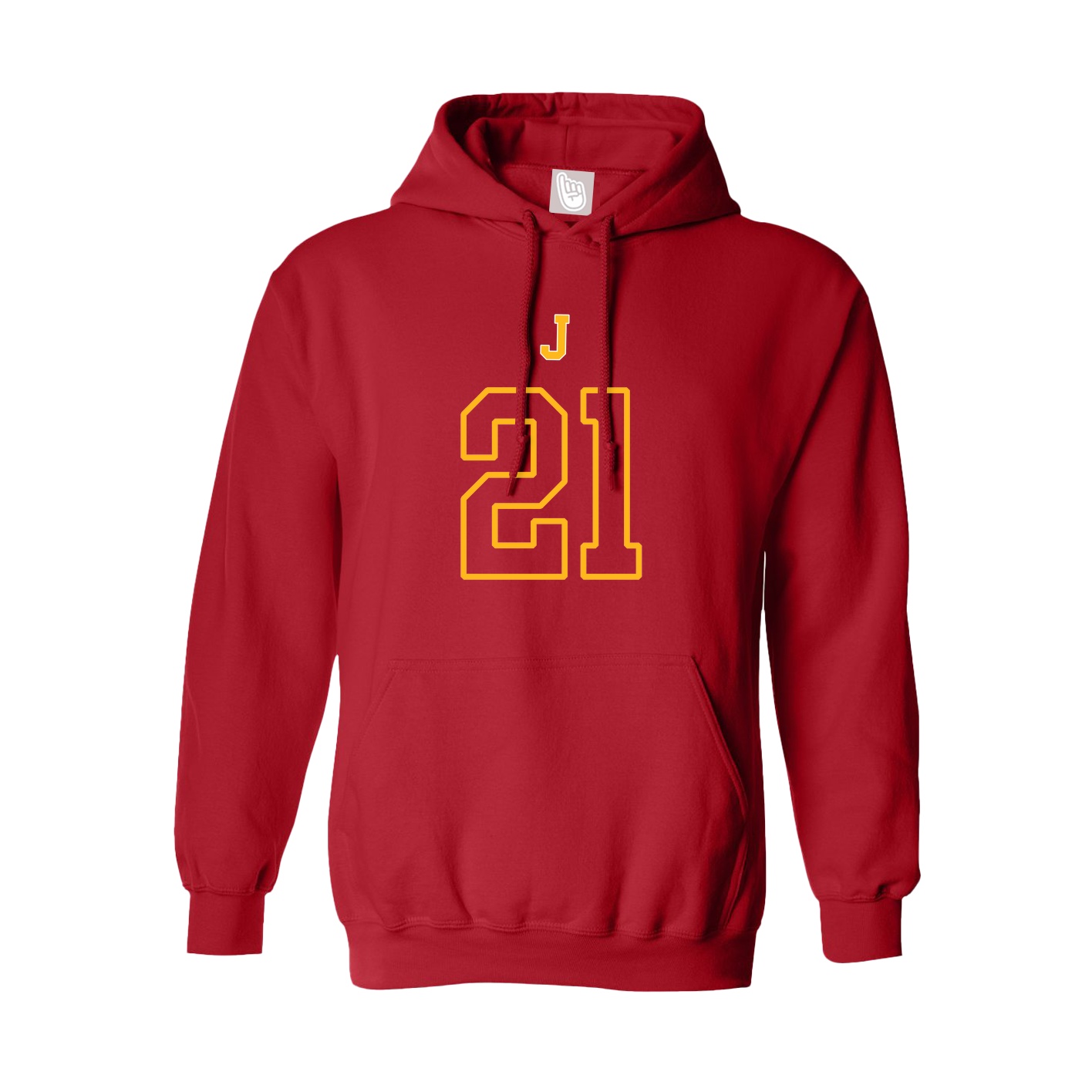 Hoodie — Shirsey Arch in Red