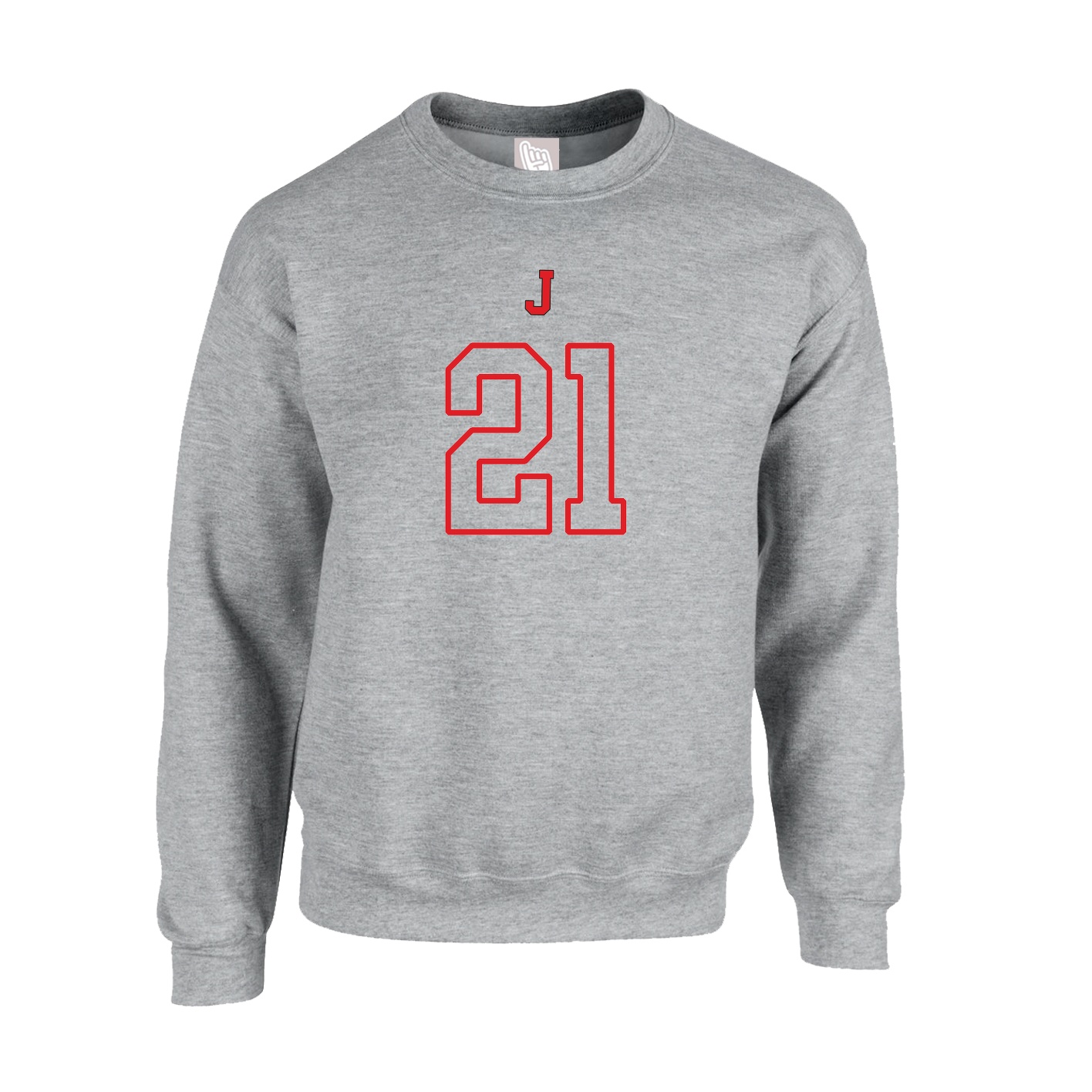 Fleece Crew — Shirsey Arch in Grey