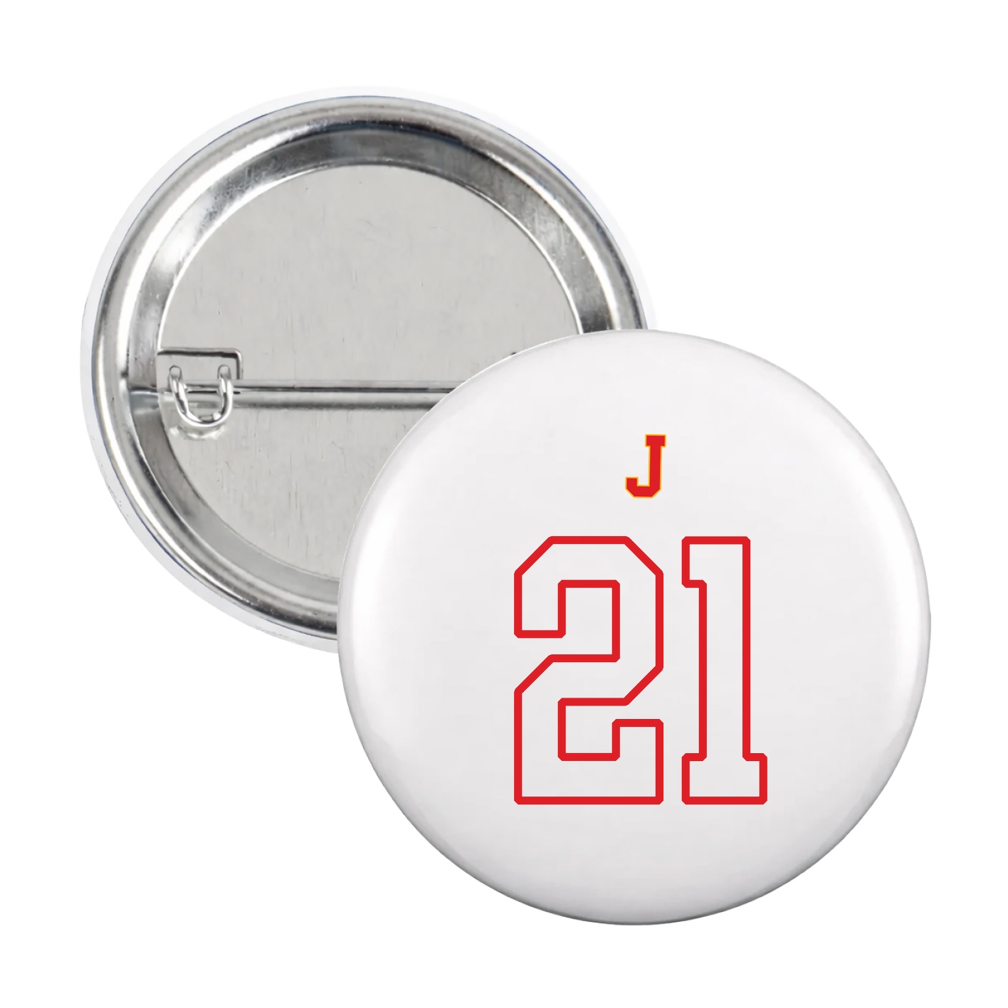Game Day Button — Shirsey Arch in White