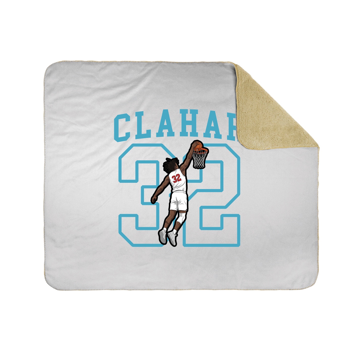 Throw Blanket — Shirsey in White