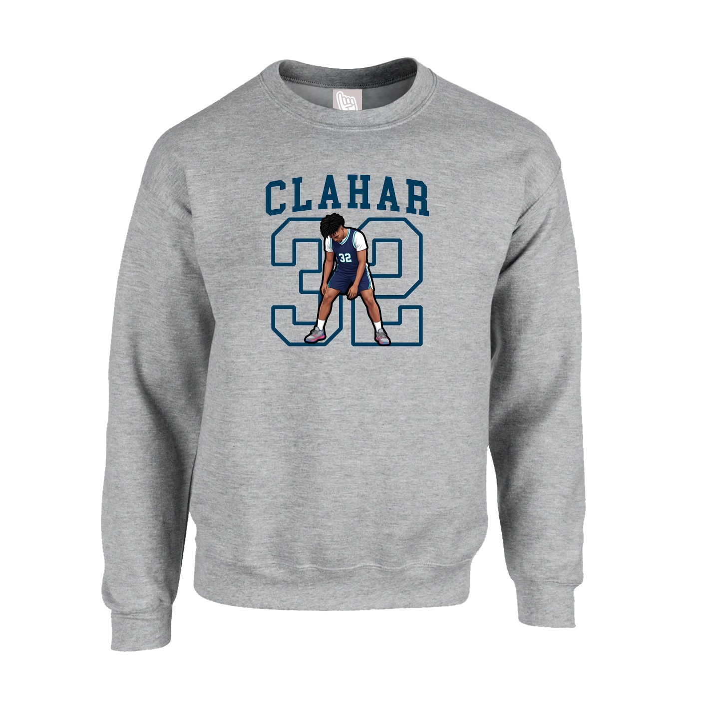 Fleece Crew — Shirsey in Grey