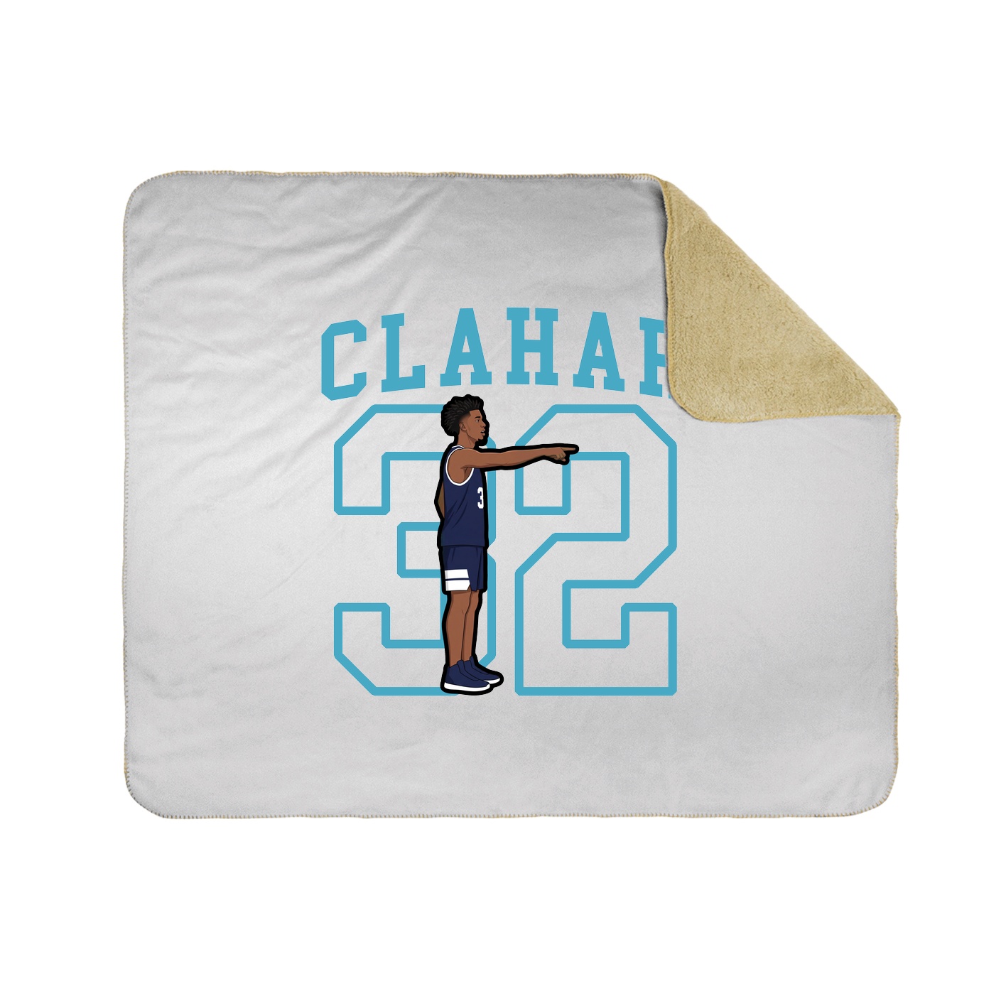 Throw Blanket — Shirsey in White