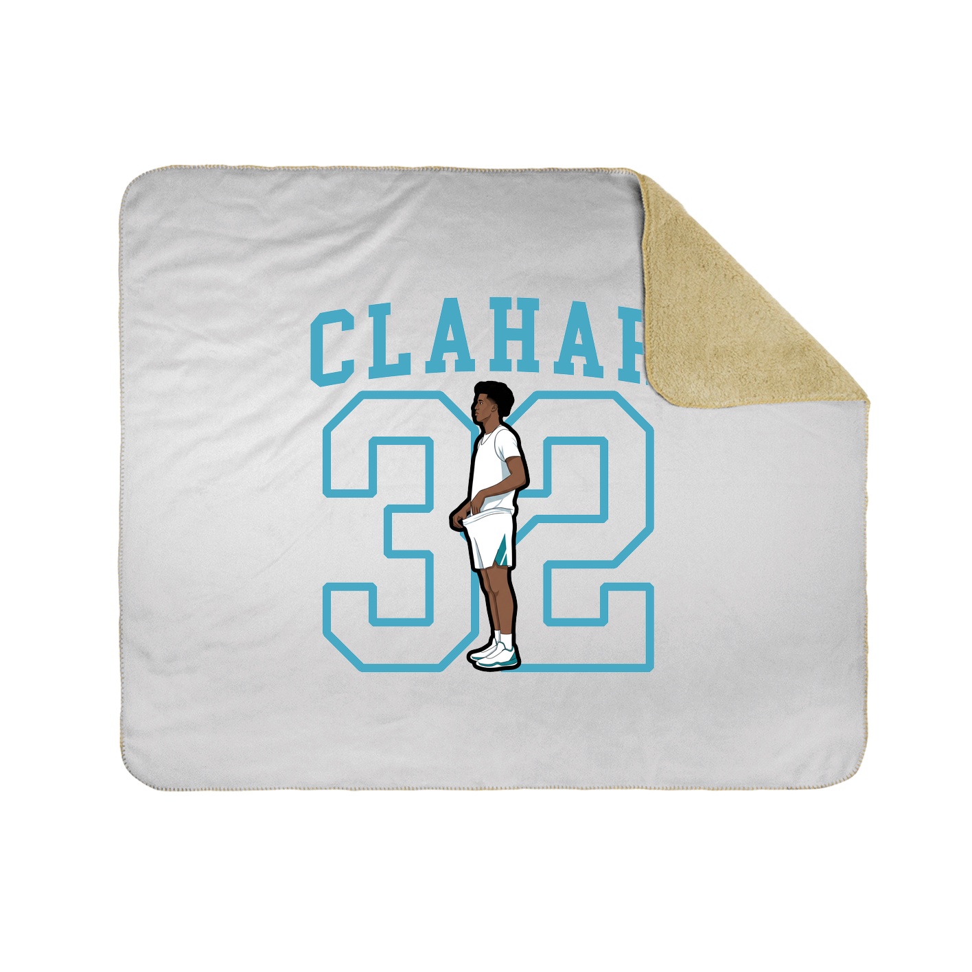 Throw Blanket — Shirsey in White