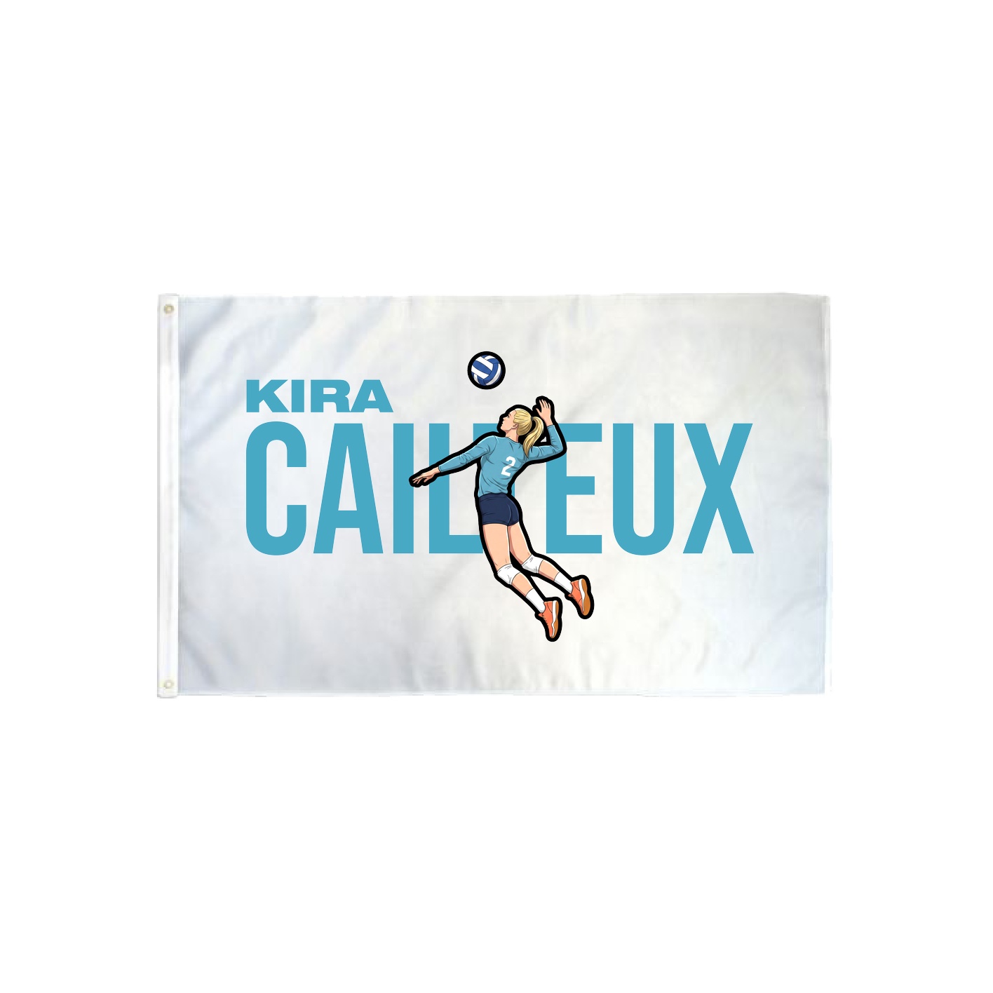 3x5 Flag — Player Name in Classic