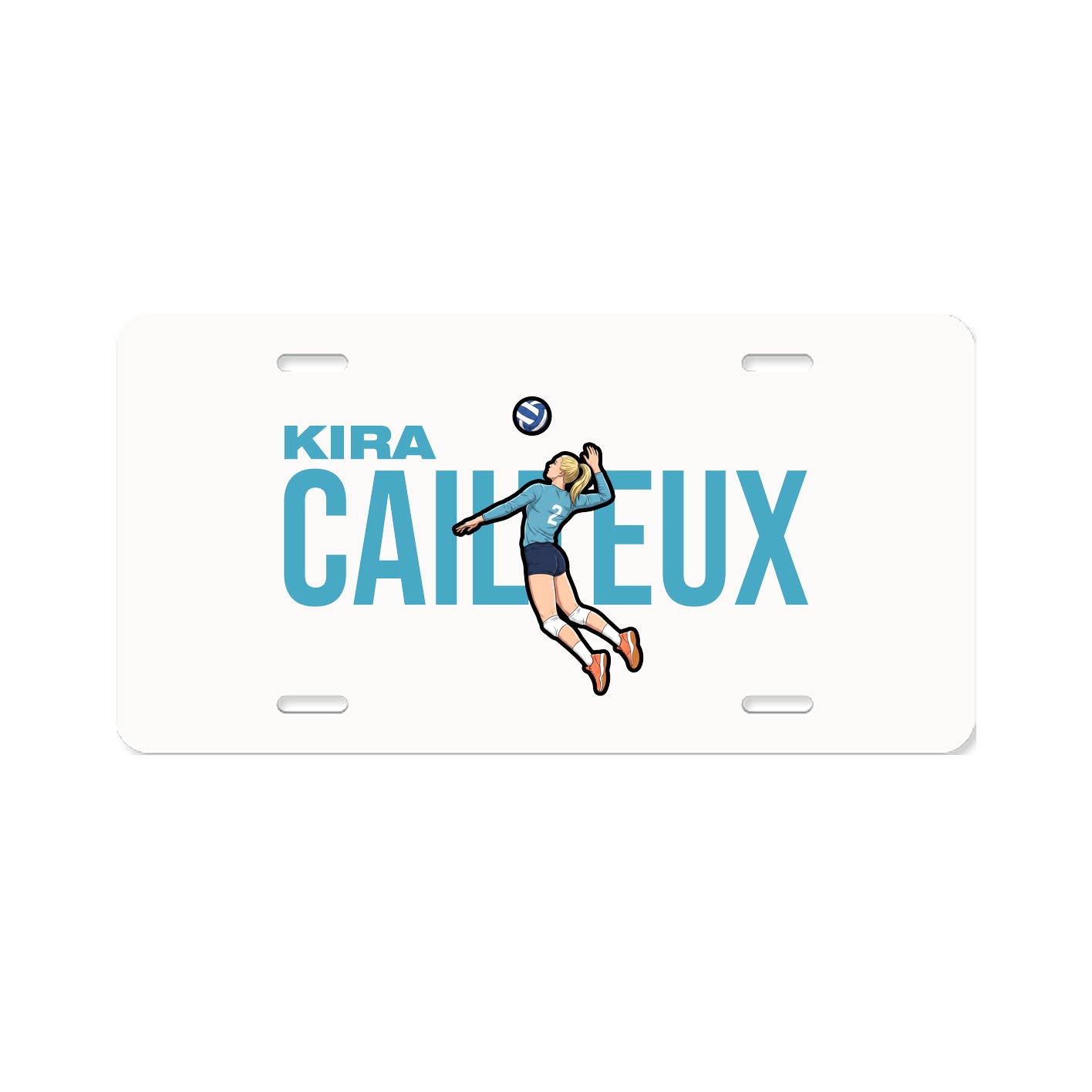 License Plate — Player Name in Classic