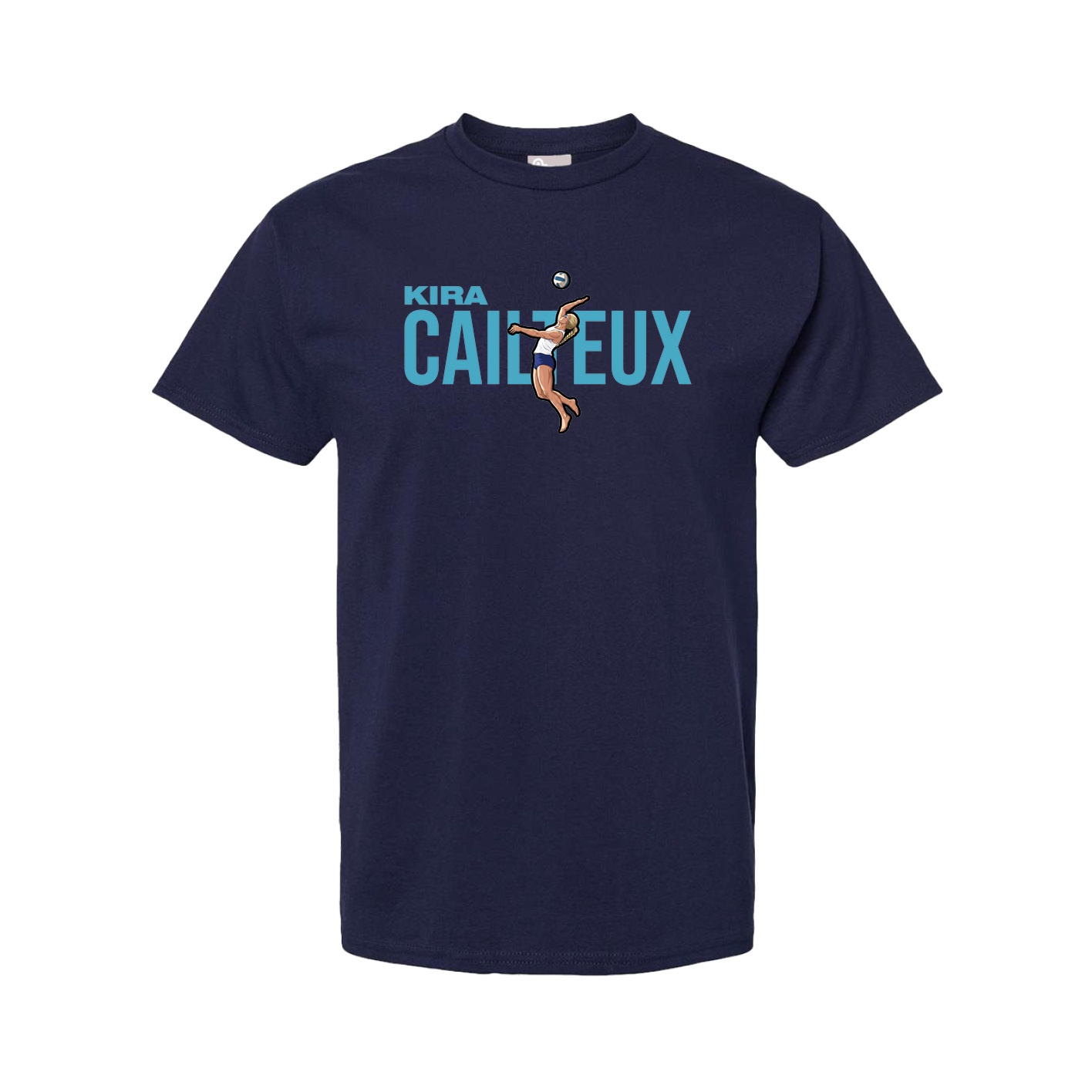 Youth Tee — Player Name in Navy