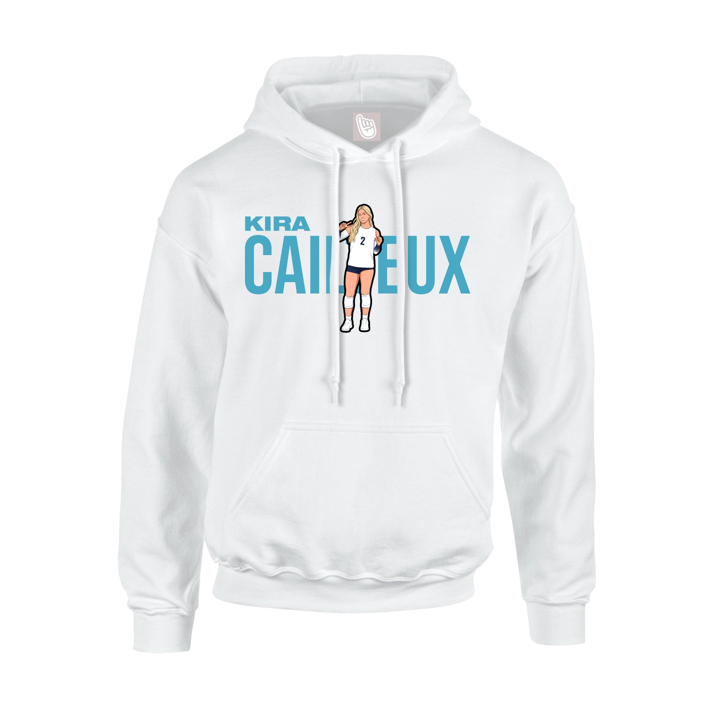 Hoodie — Player Name in White